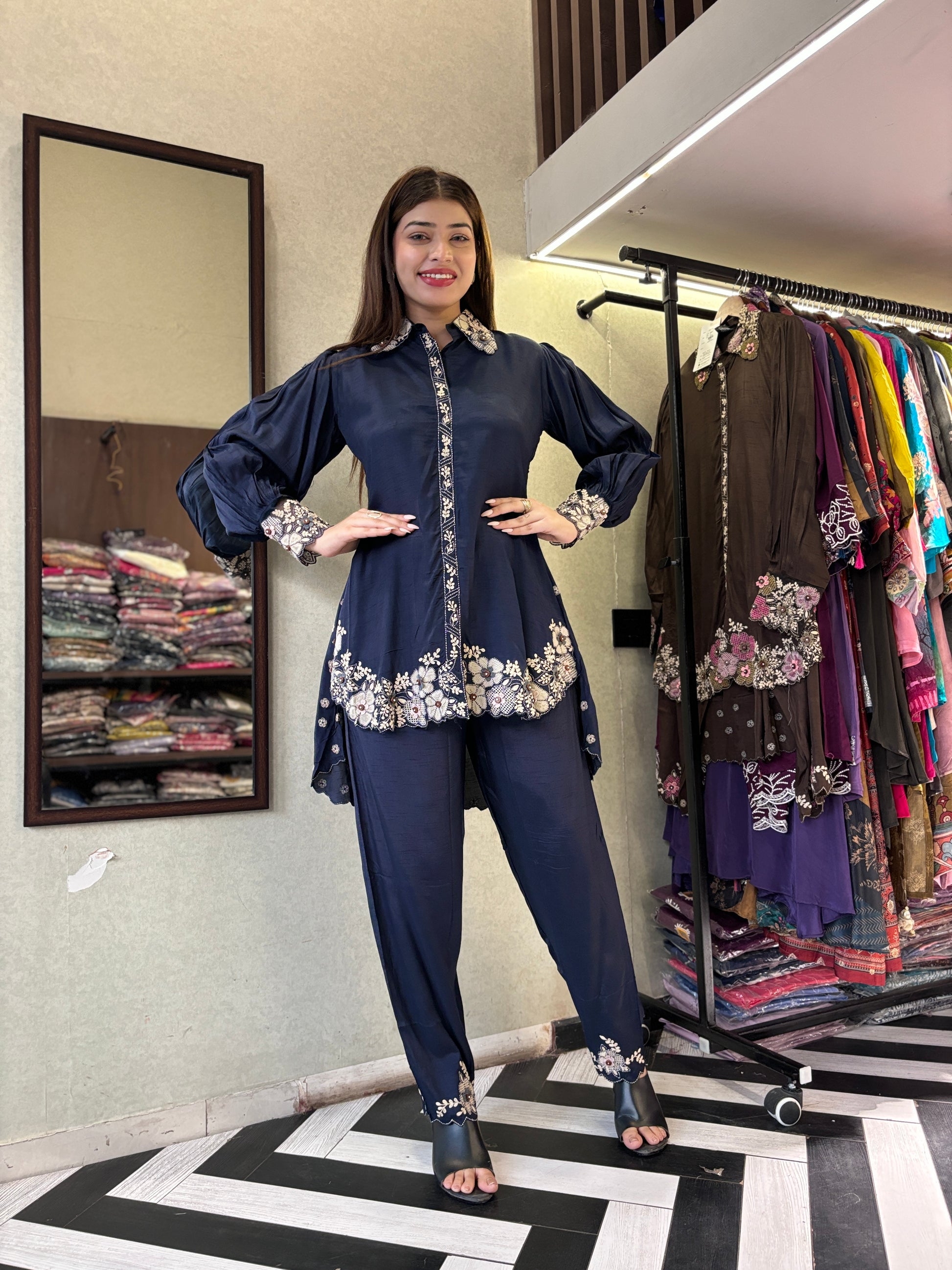 Pure Silke 2 Piece Hand work Coord Set