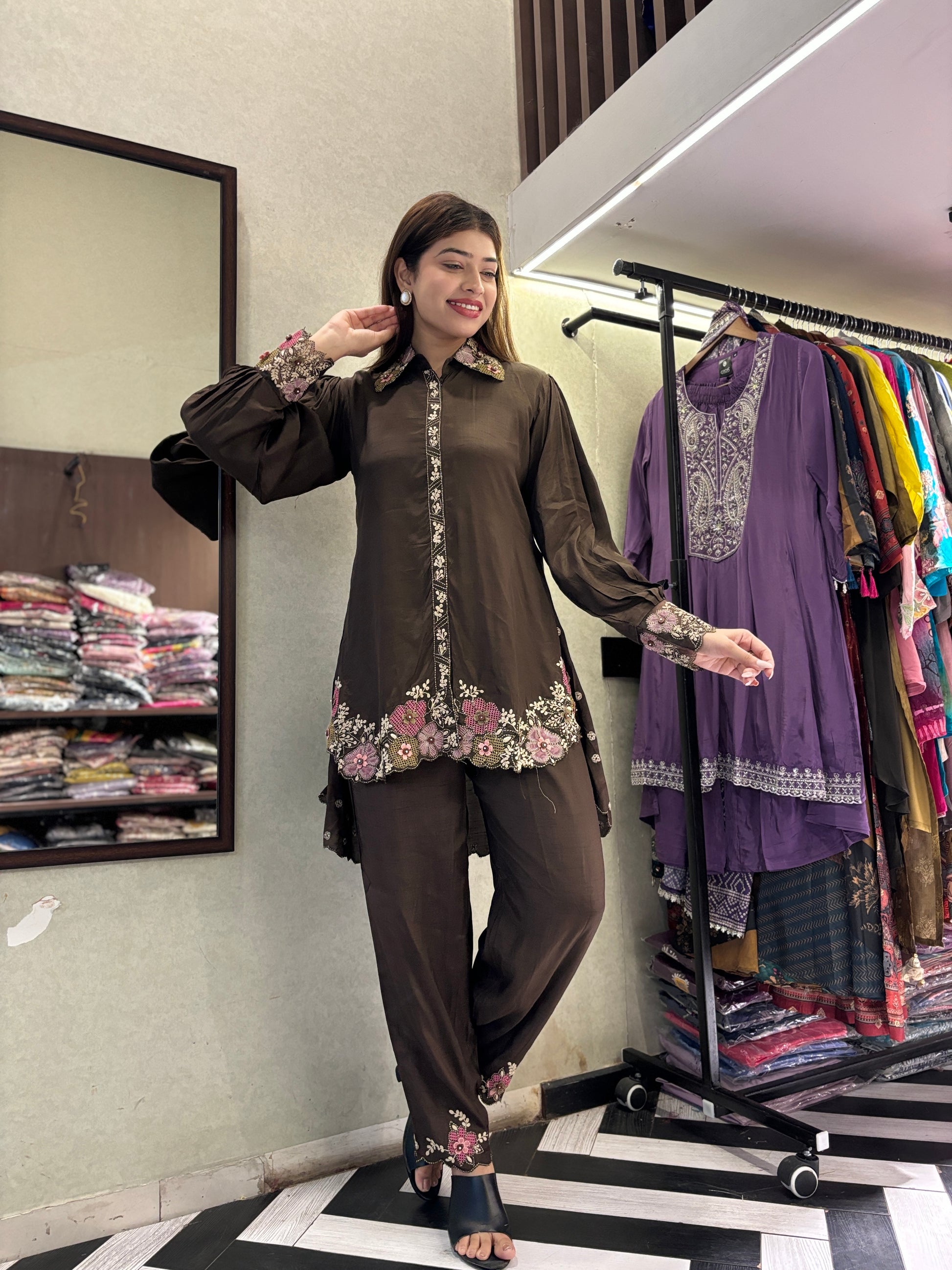 Pure Silke 2 Piece Hand work Coord Set
