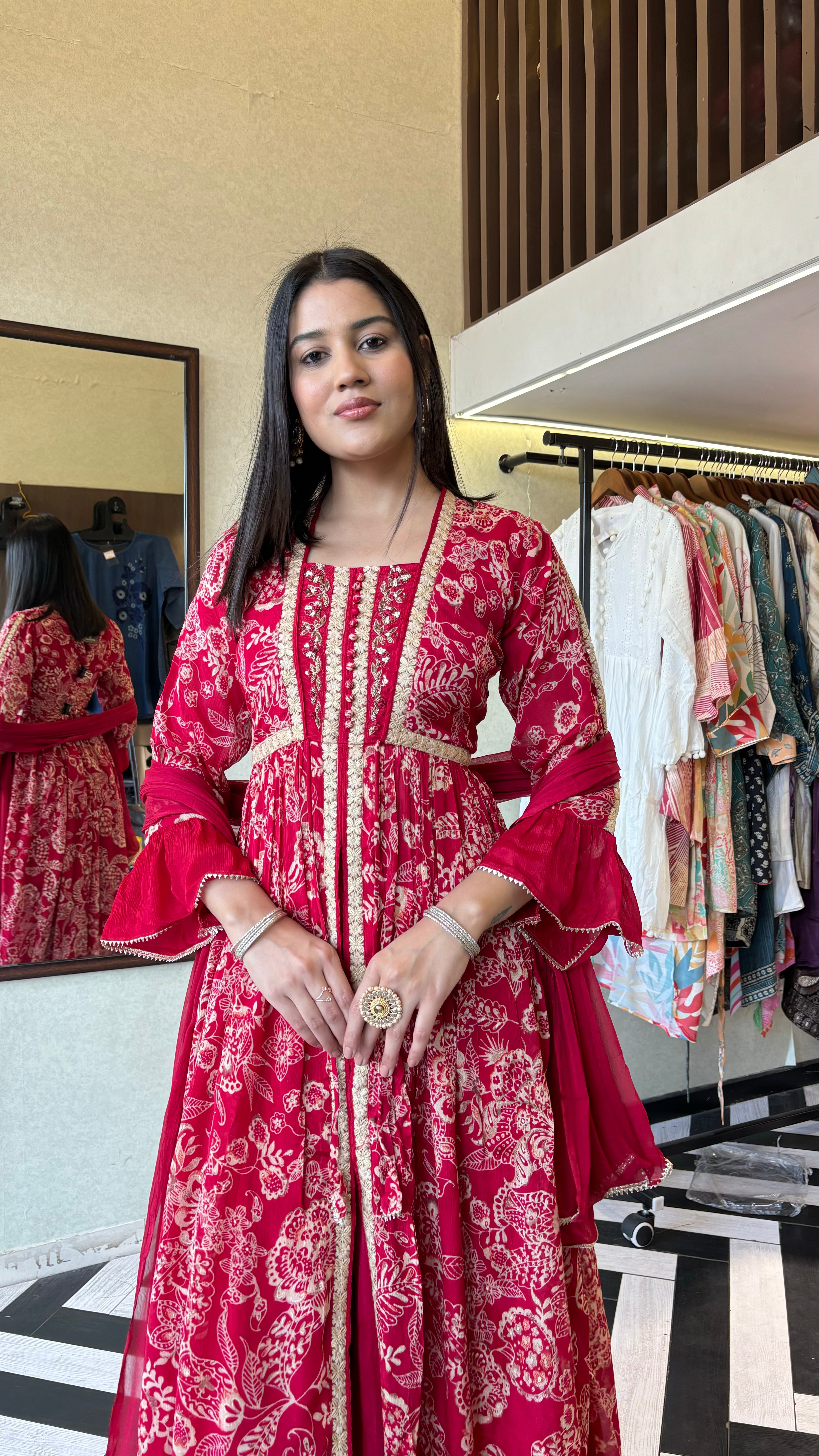 Image of Pure Georgette 2 Piece Set