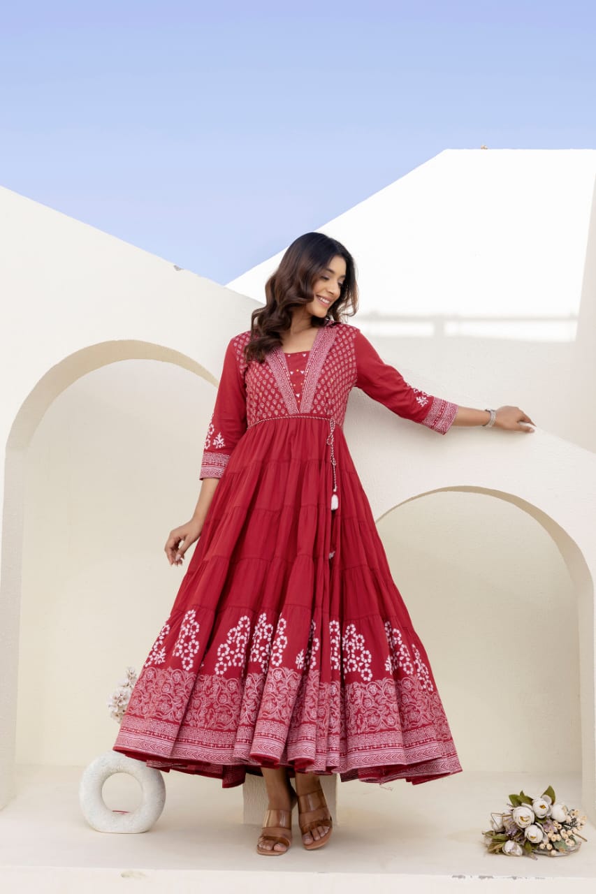 Pure Cotton 1 Piece Dress