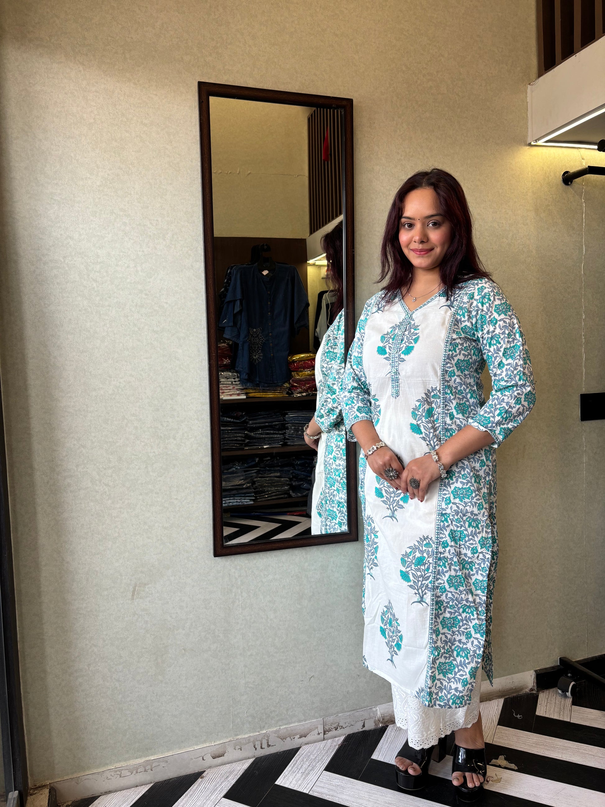 Pure Mull Cotton 3 Piece Cotton Set