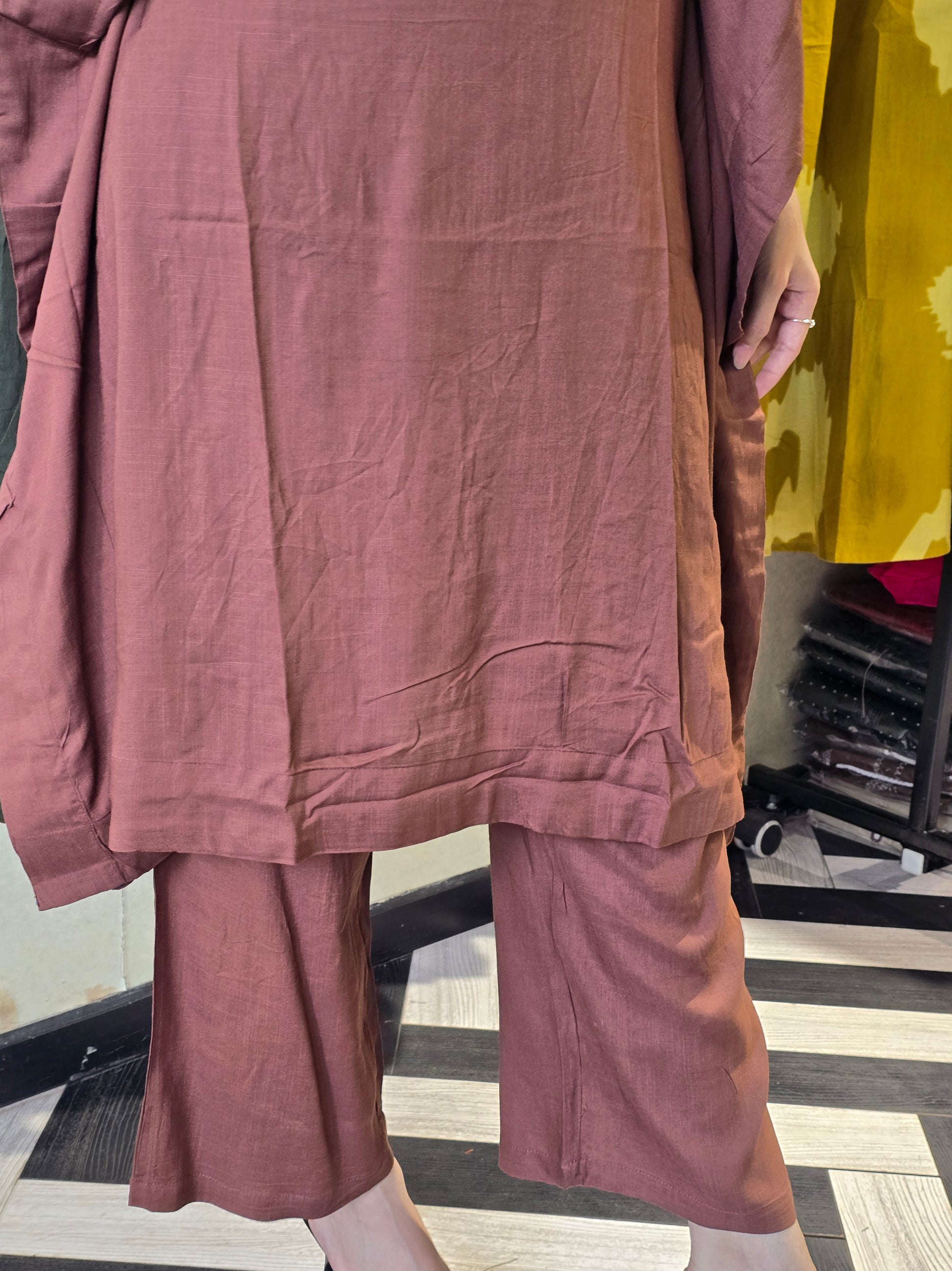 Designer Cotton Kaftan 2 Piece