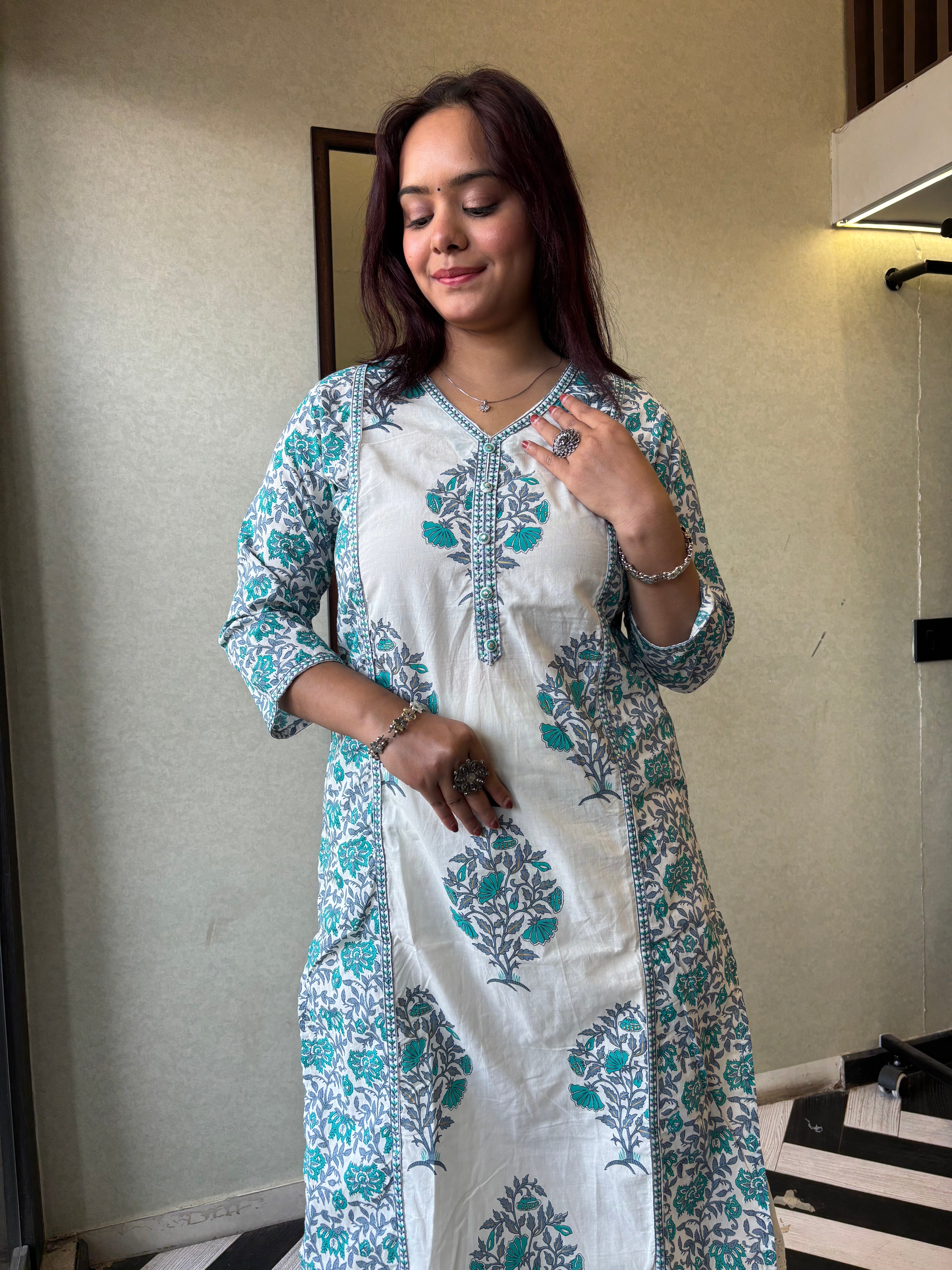 Image of Pure Mull Cotton 3 Piece Cotton Set