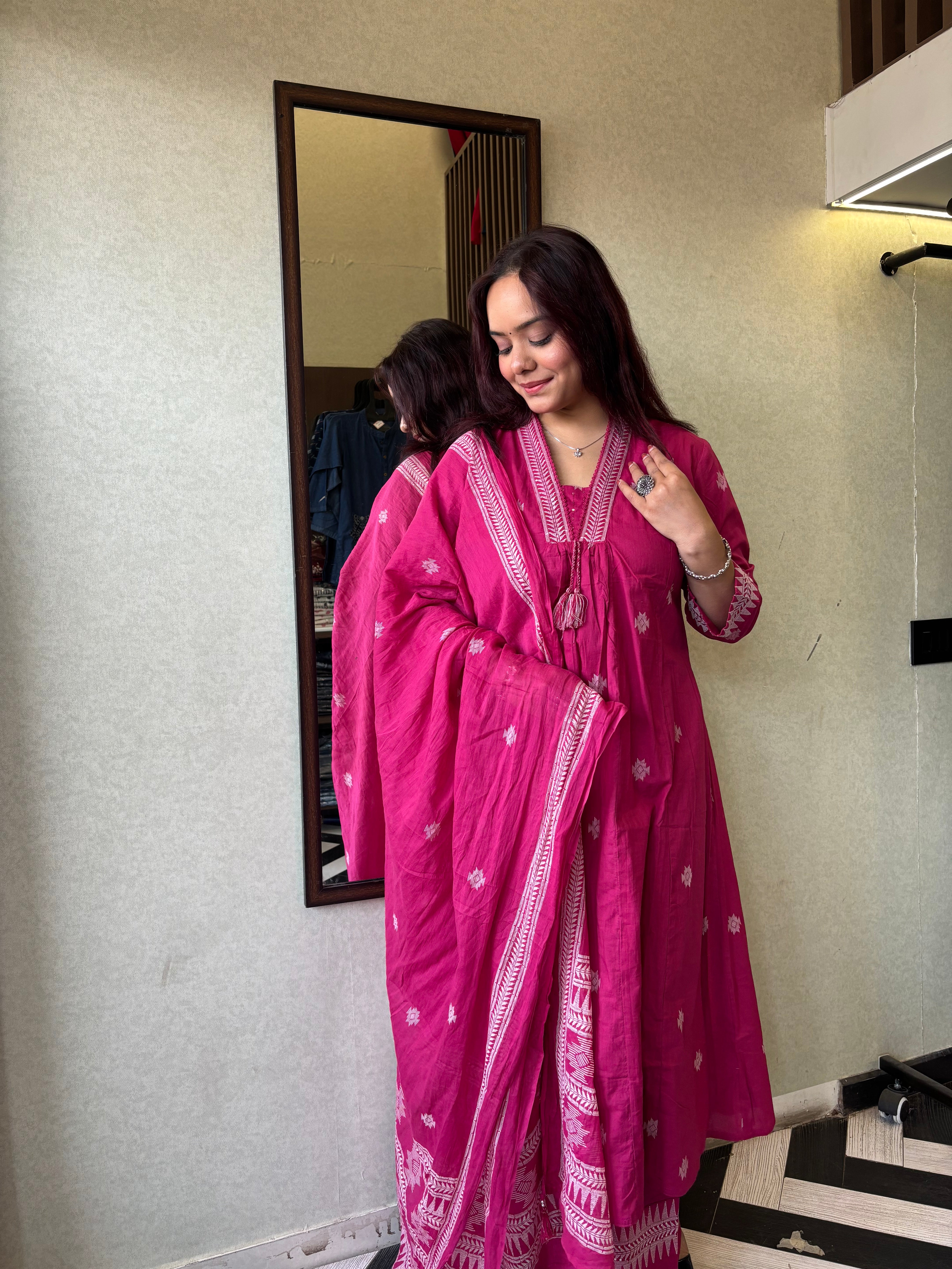 Image of Pure Mull Cotton 3 Piece Cotton Set