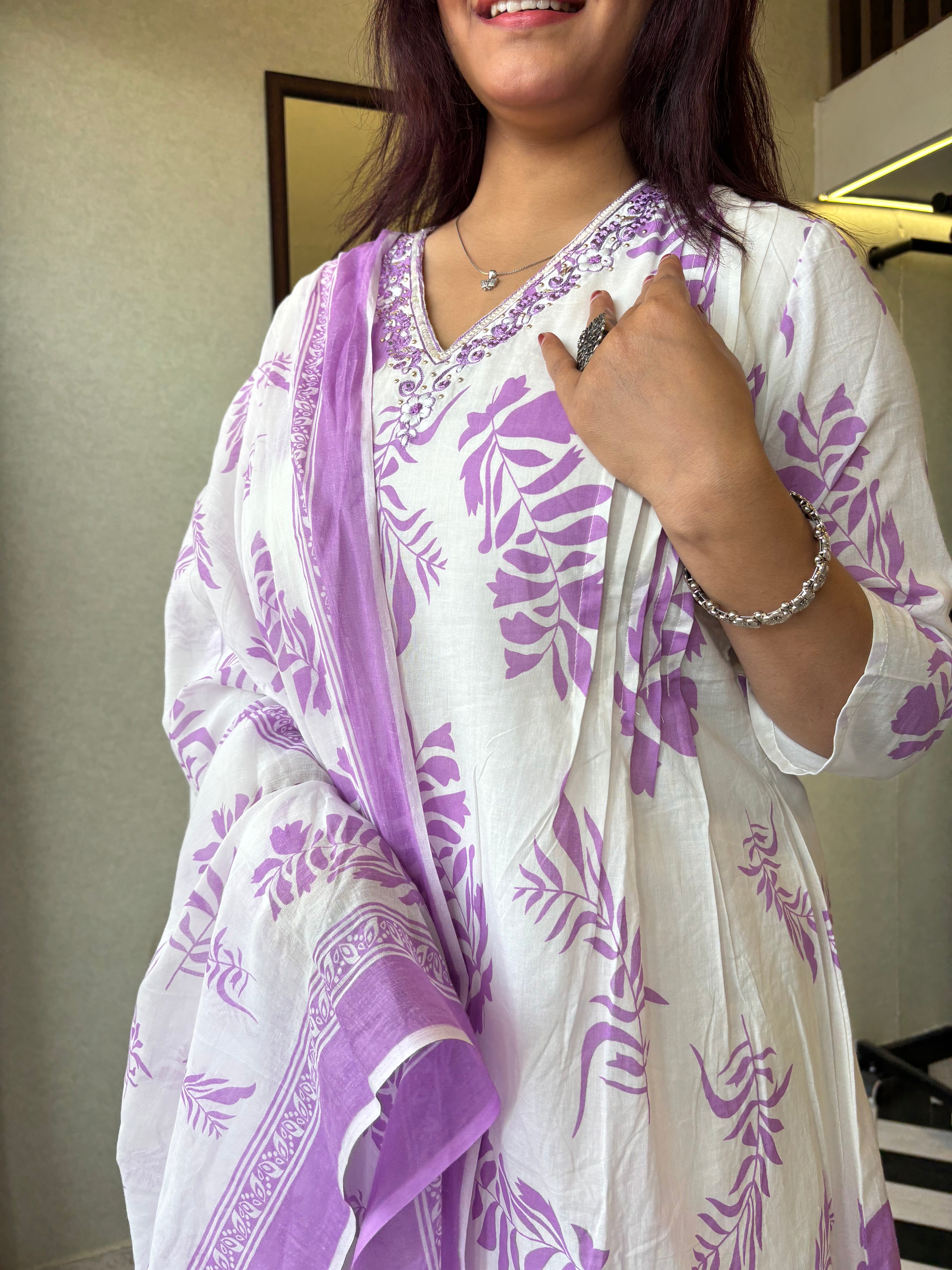 Image of Pure Mull Cotton 3 Piece Cotton Set