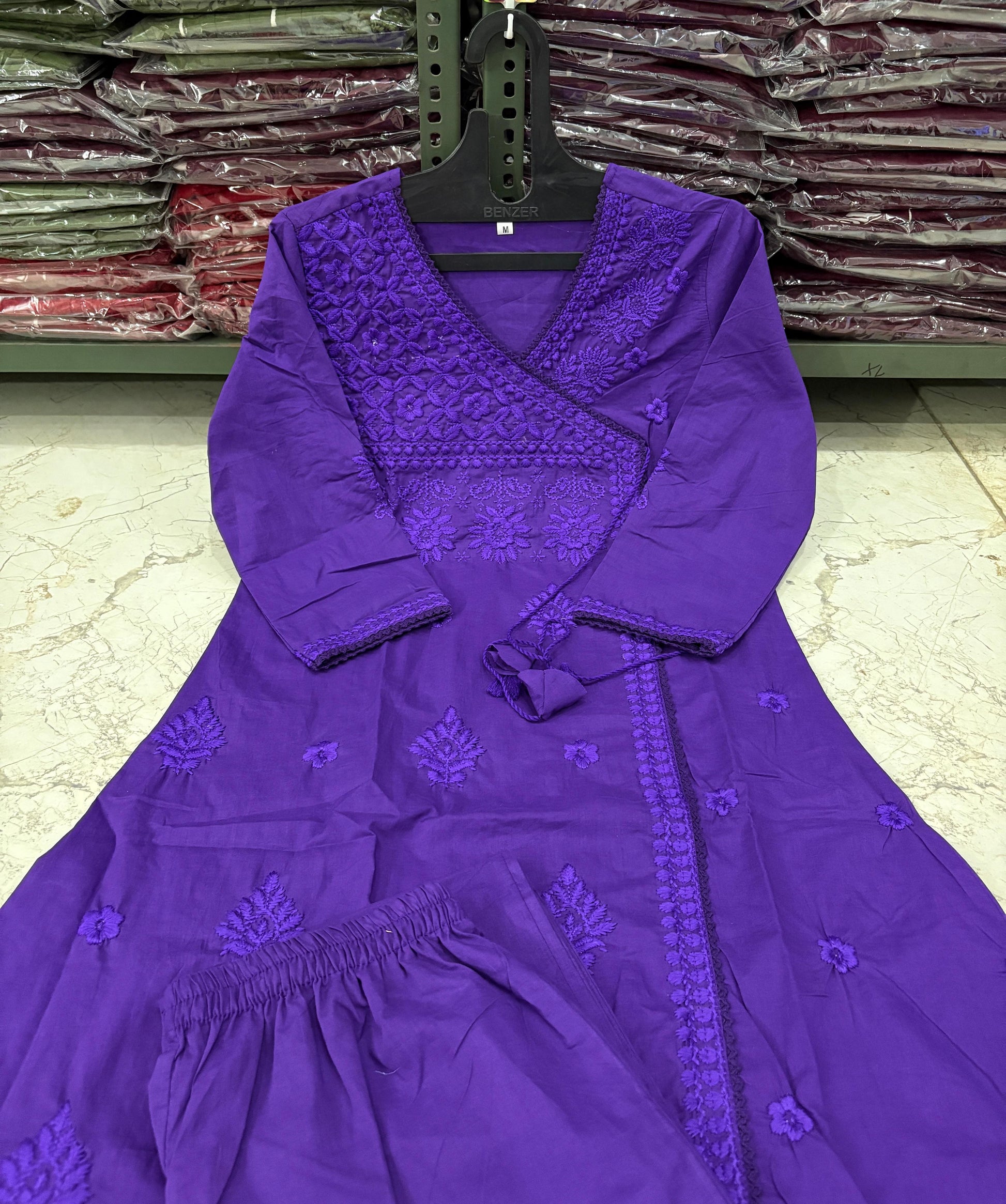 Featuring Beautiful cotton Pant sets Perfectly paired for any occasion, our cotton pant sets with embroidery detailing all over redefine simplicity with