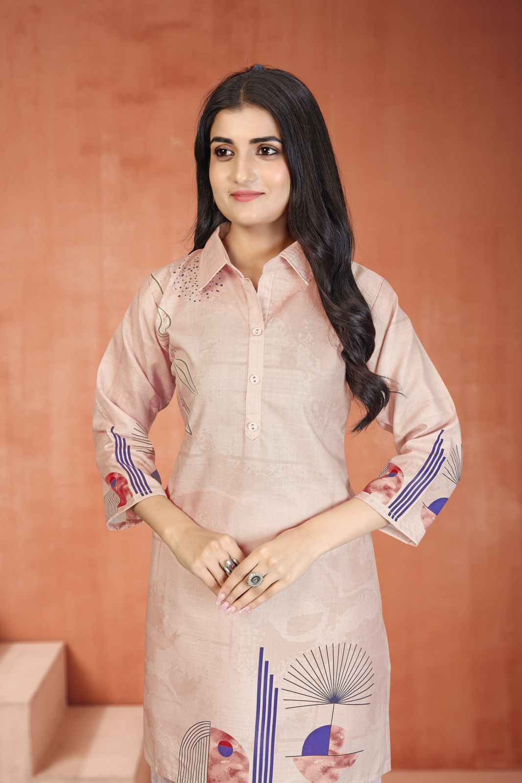 Pure Cotton linen Coord Set with cotton Lining