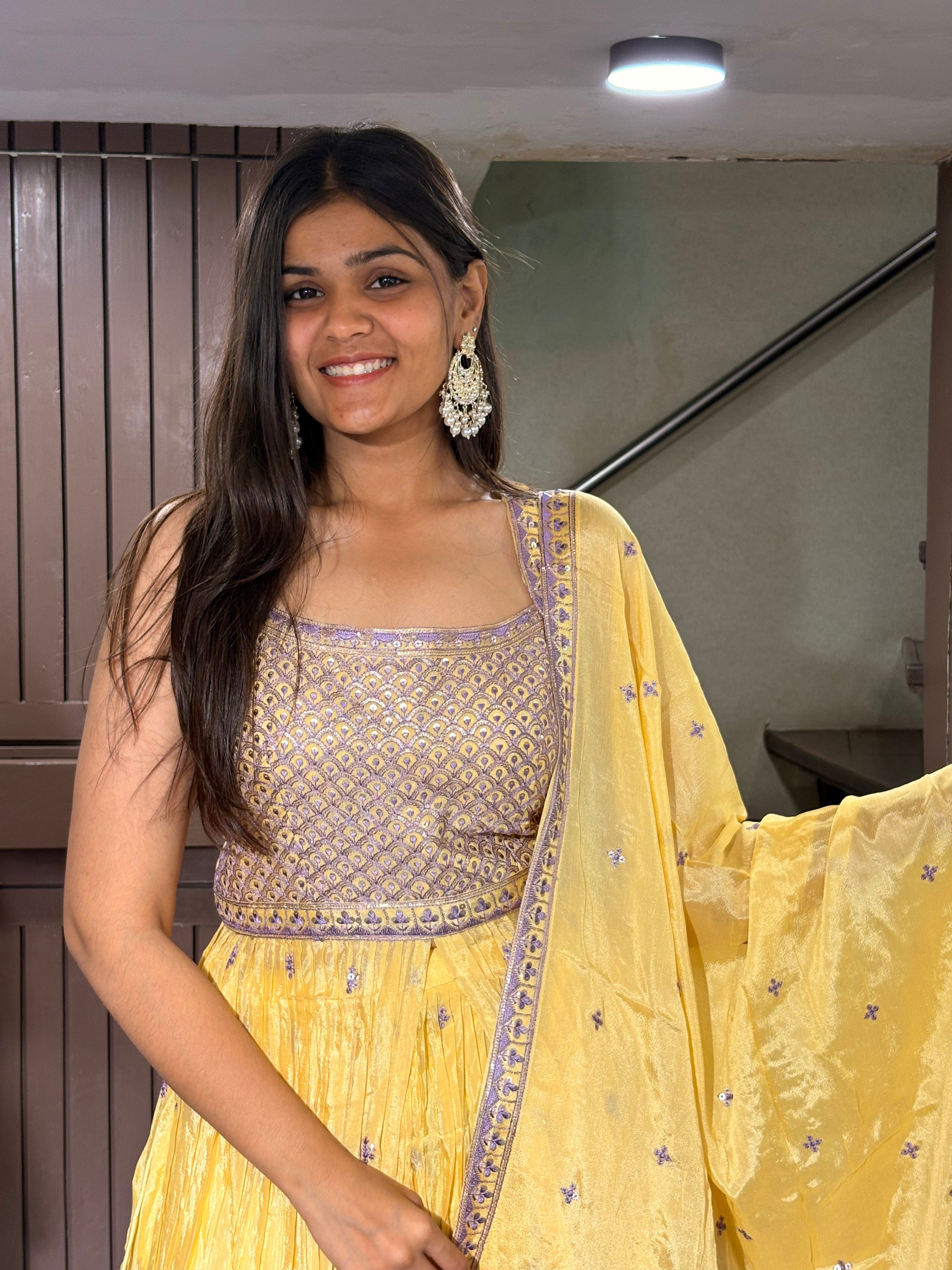 Image of Pure Silk 3 Piece Indo western