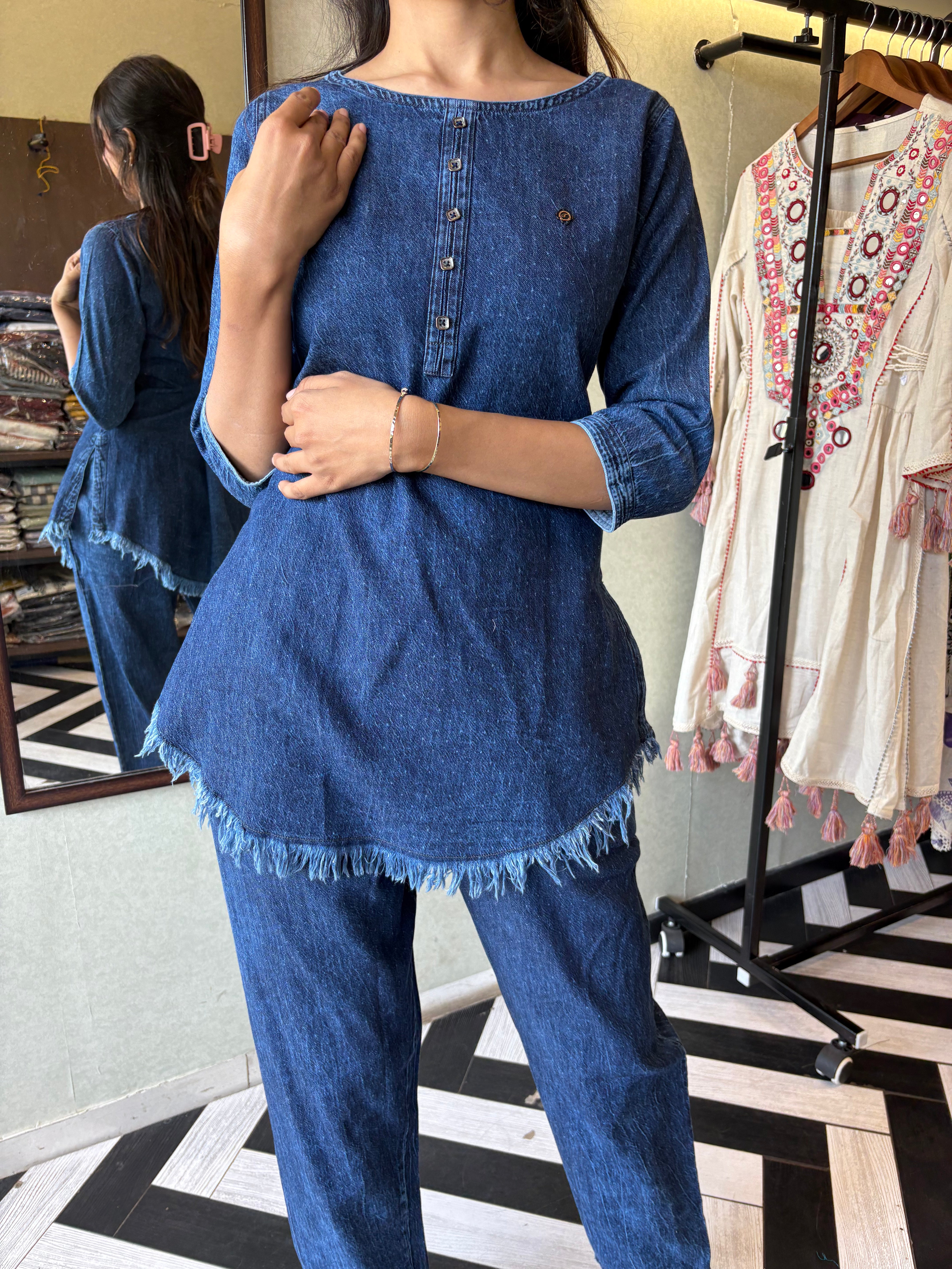 Pure Denim Coord Set