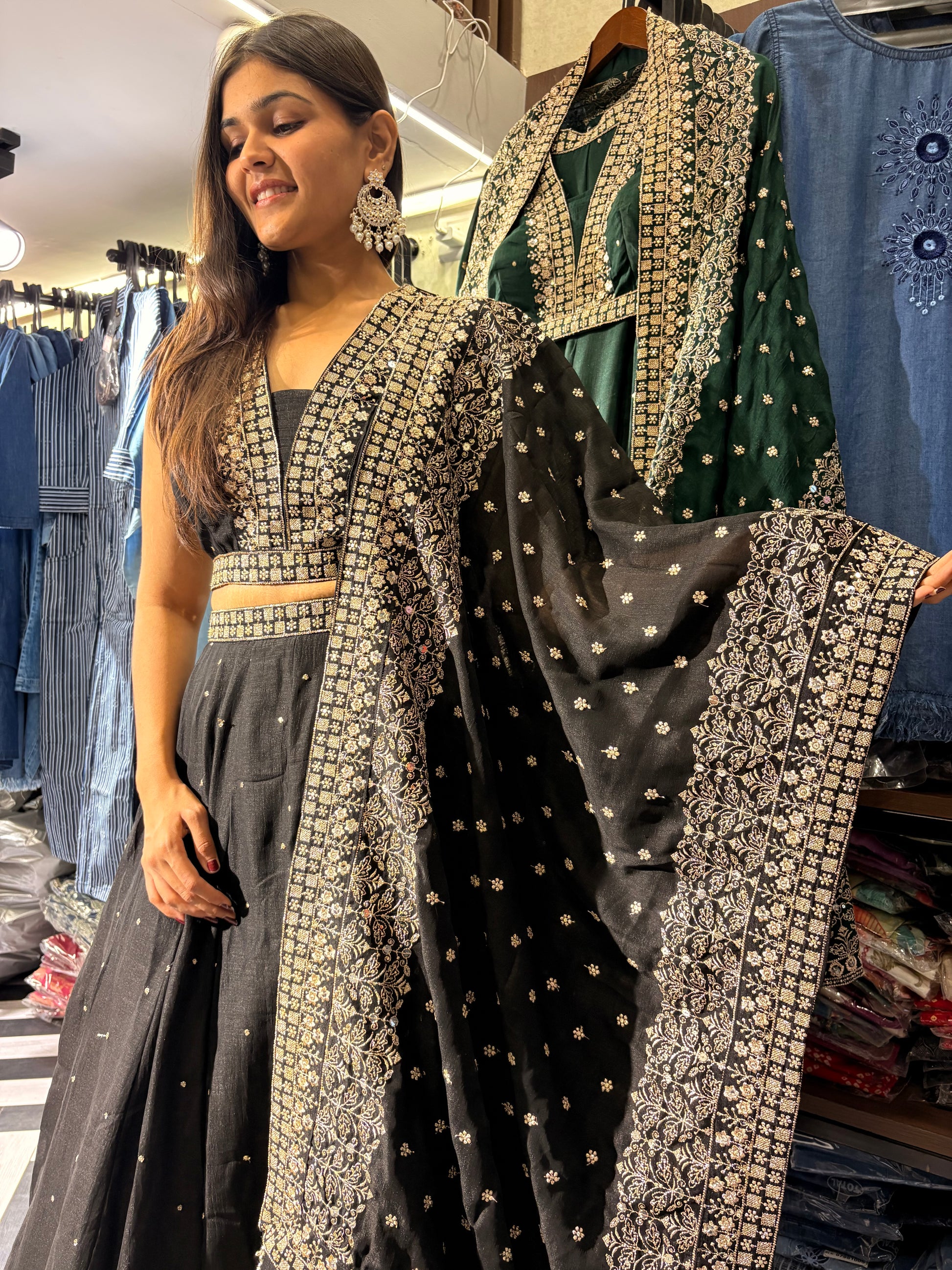 Pure Silk 3 Piece Indo western