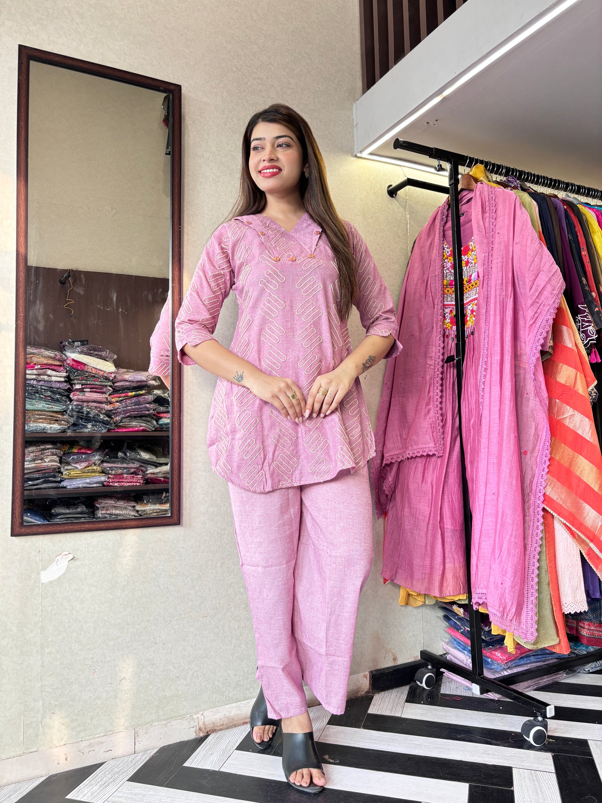 Pure Soft Rayon Coord Set