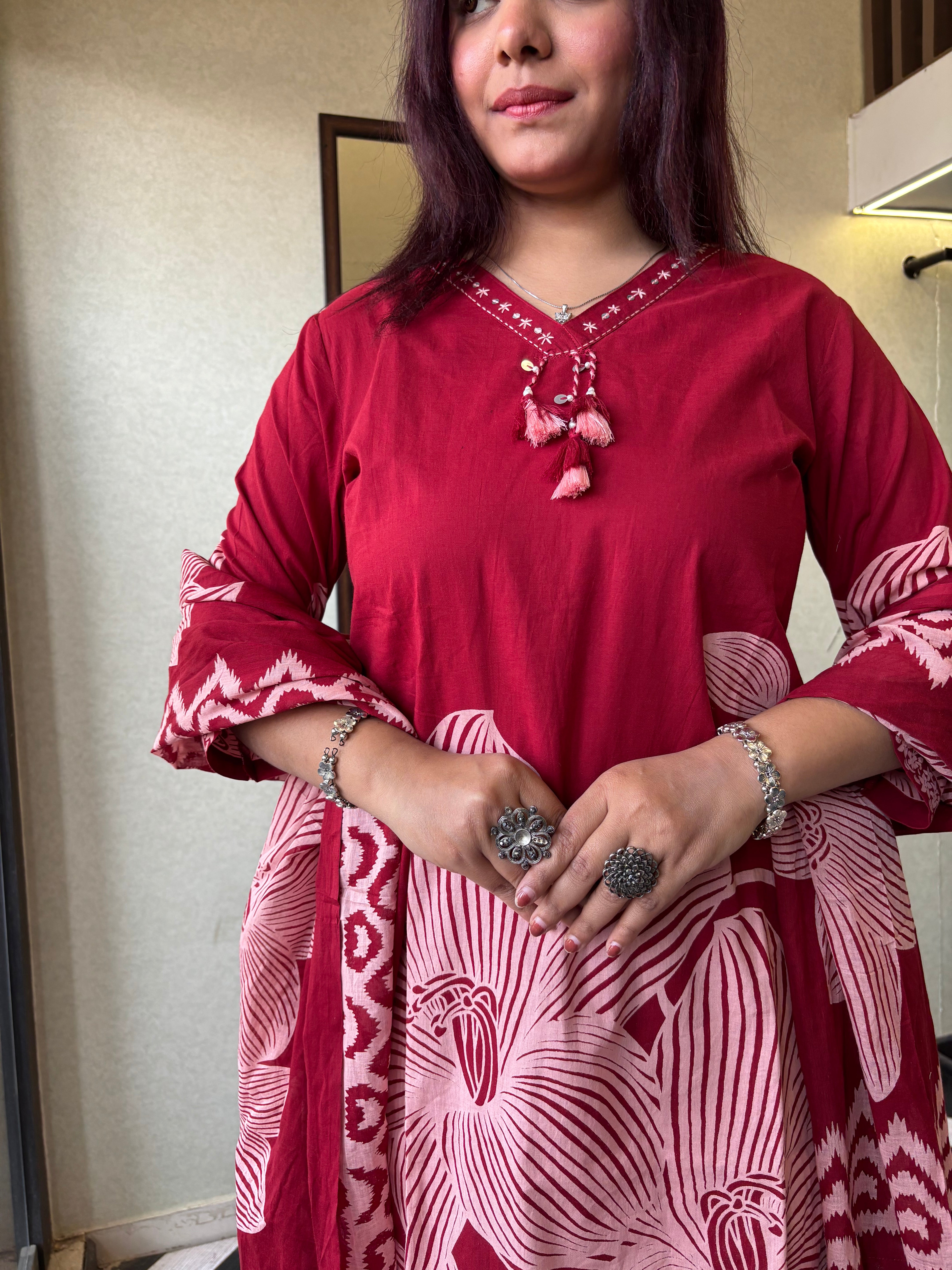 Image of Pure Mull Cotton 3 Piece Cotton Set