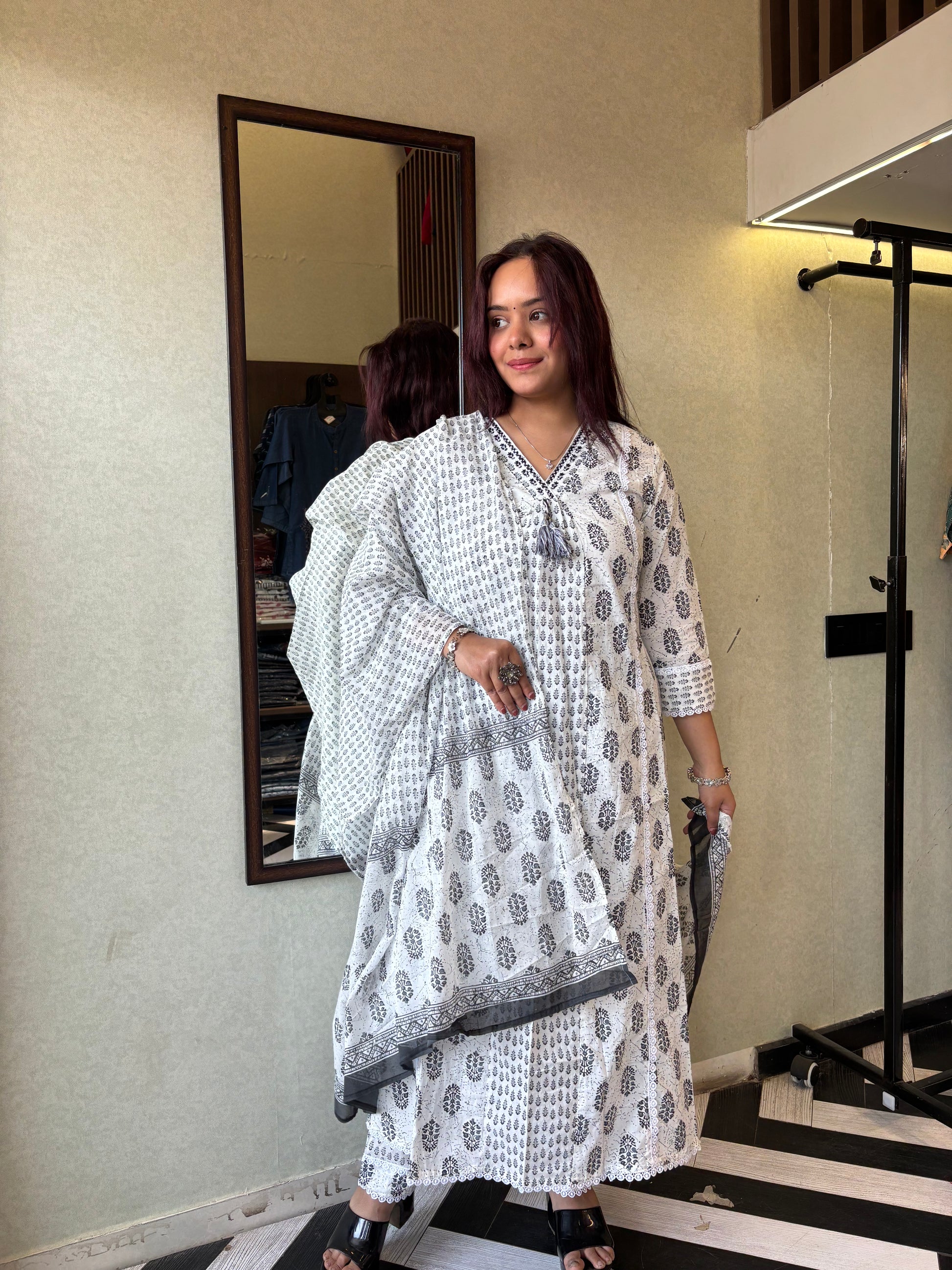 Pure Mull Cotton 3 Piece Cotton Set