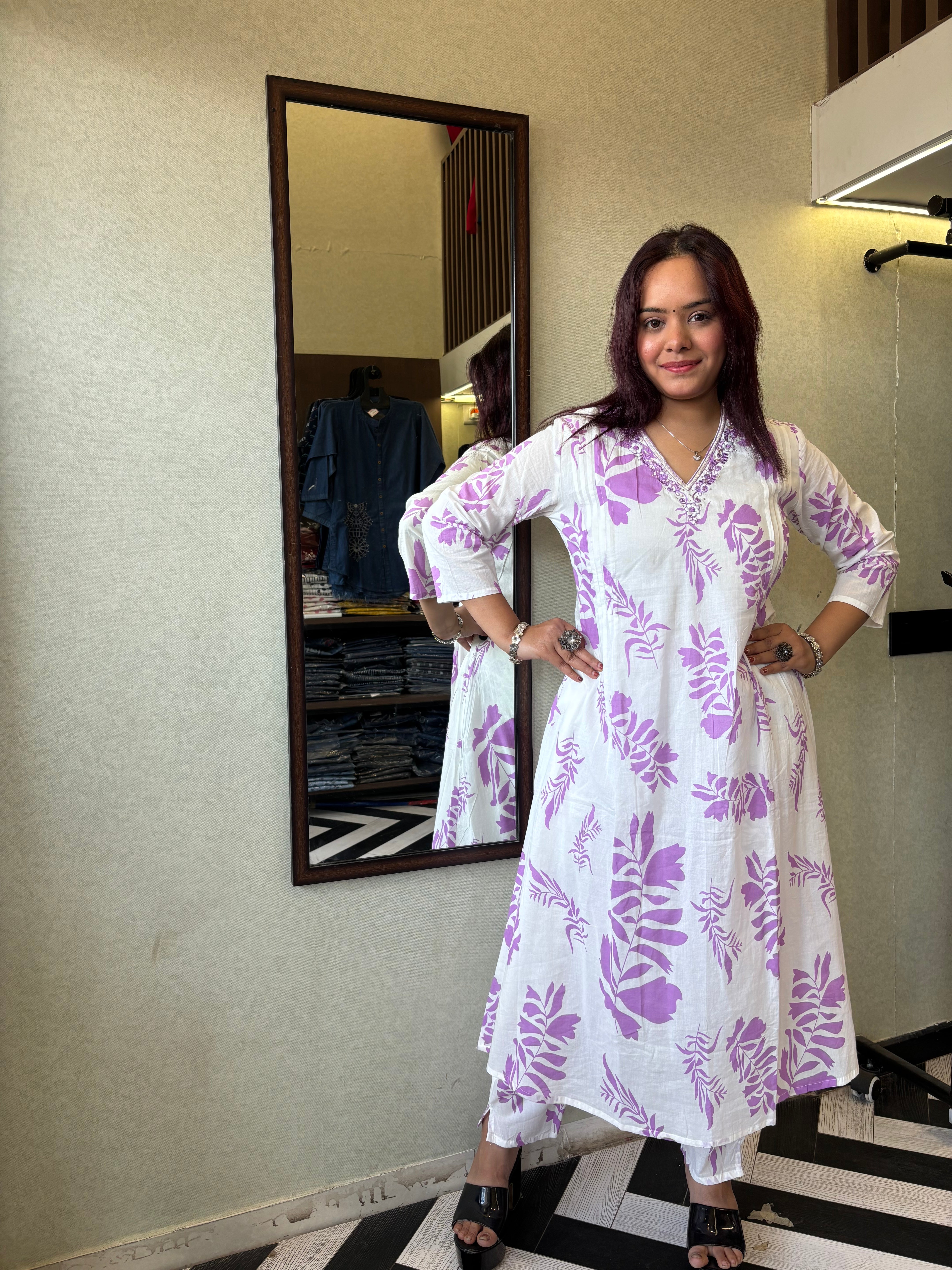 Image of Pure Mull Cotton 3 Piece Cotton Set