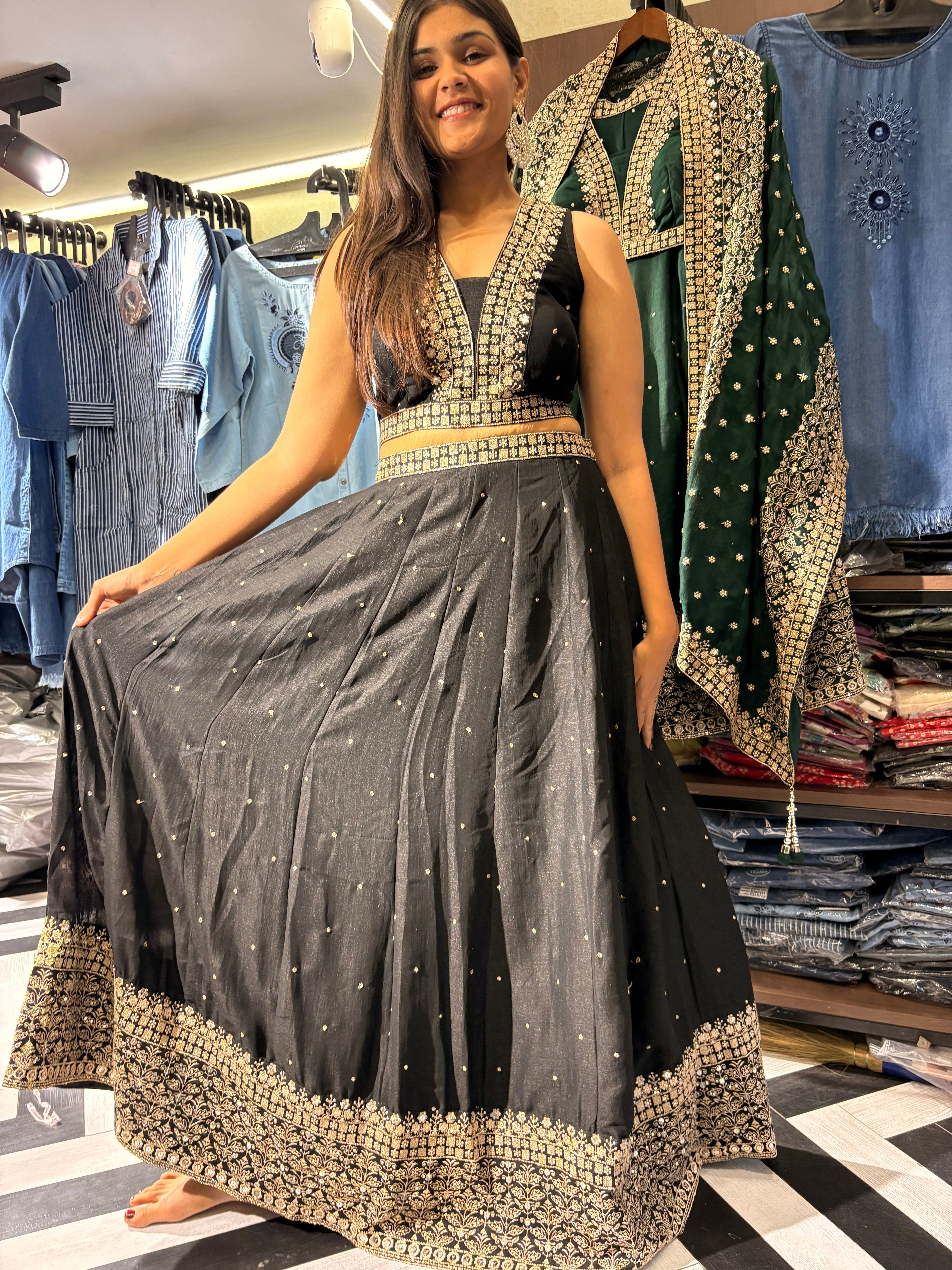 Pure Silk 3 Piece Indo western