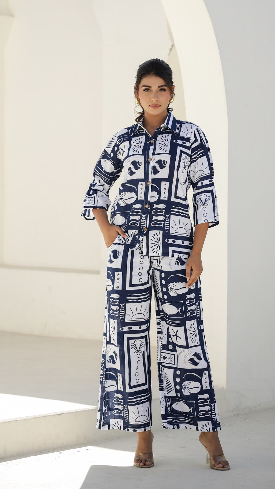 Image of Pure Cotton 2 Piece  Set