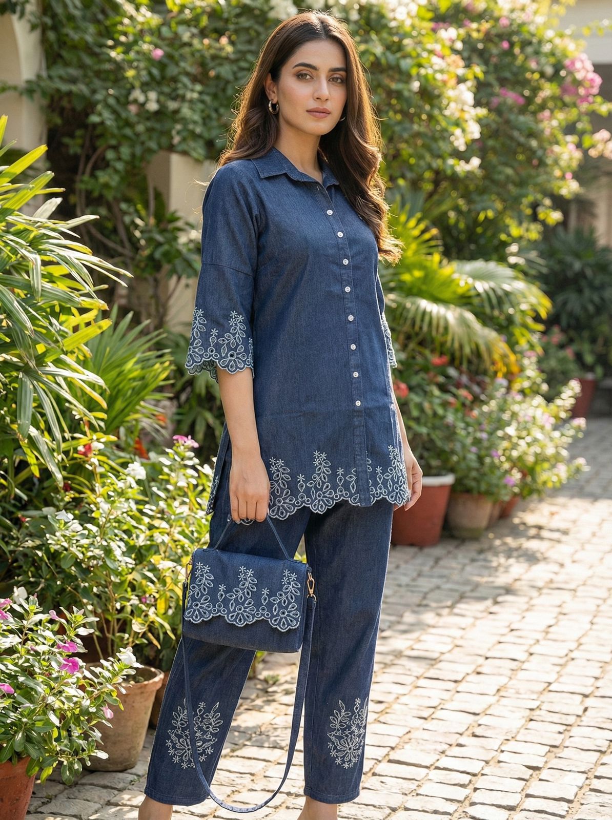 Pure Denim Coord Set