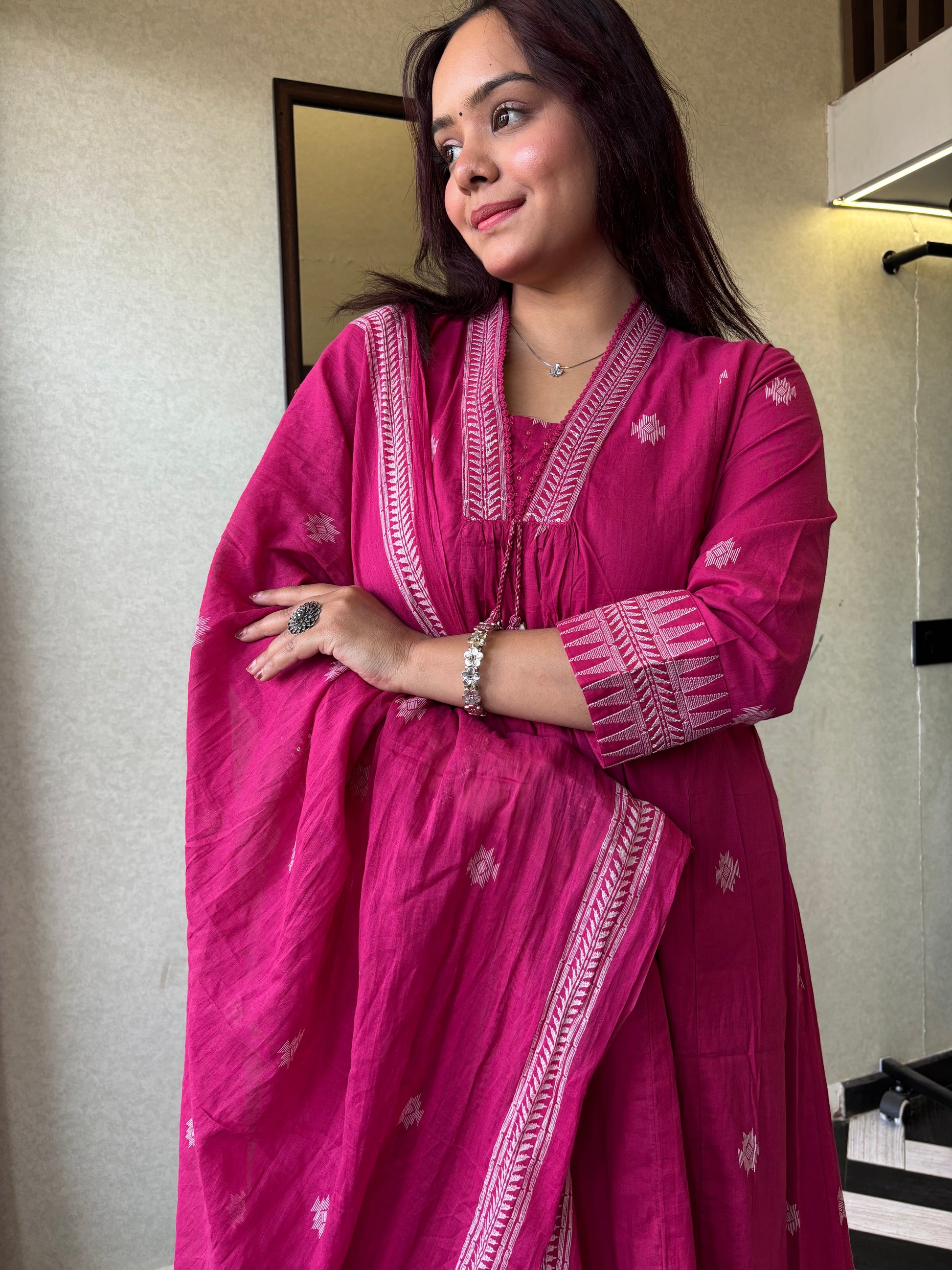 Pure Mull Cotton 3 Piece Cotton Set