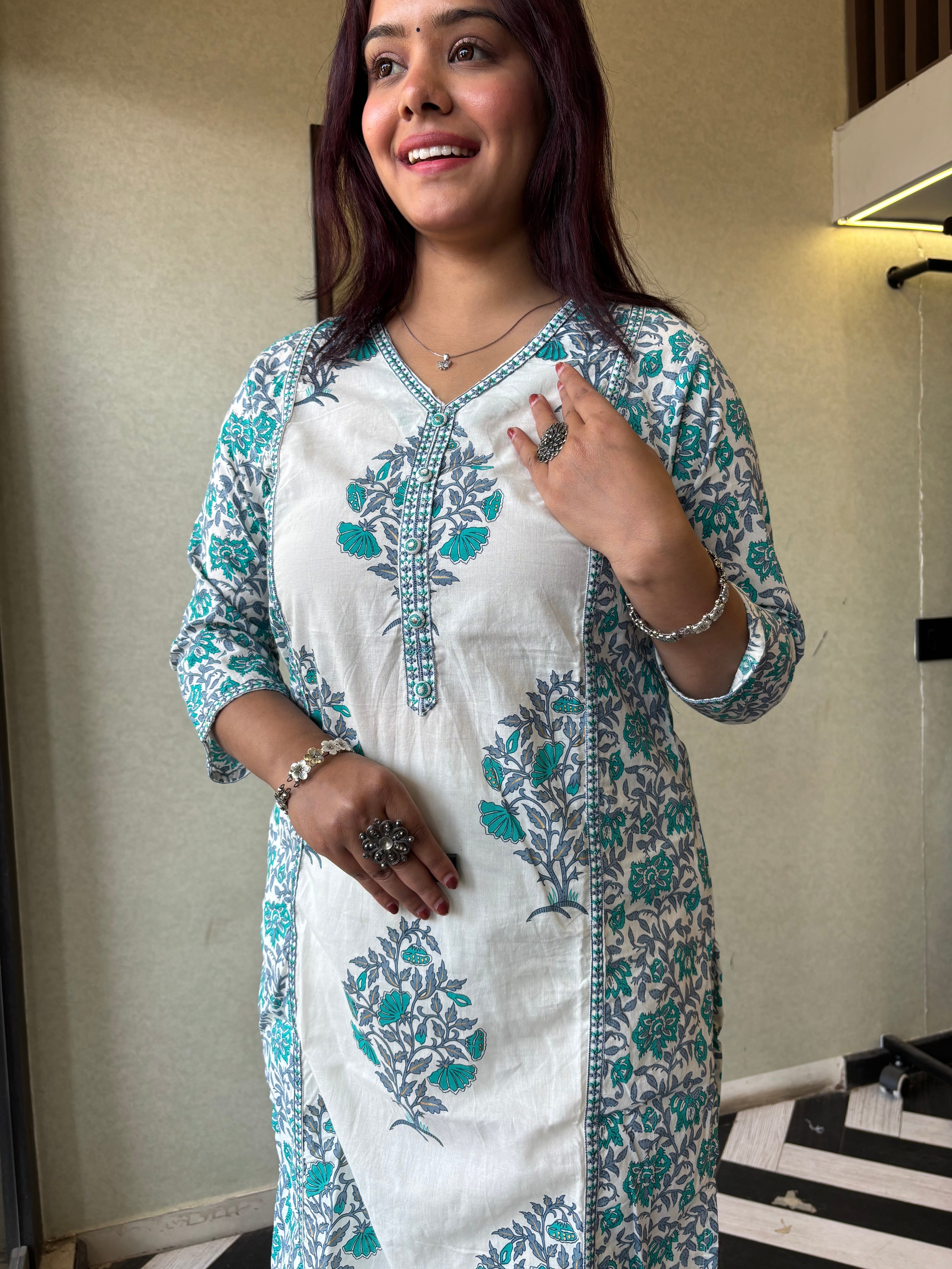 Image of Pure Mull Cotton 3 Piece Cotton Set