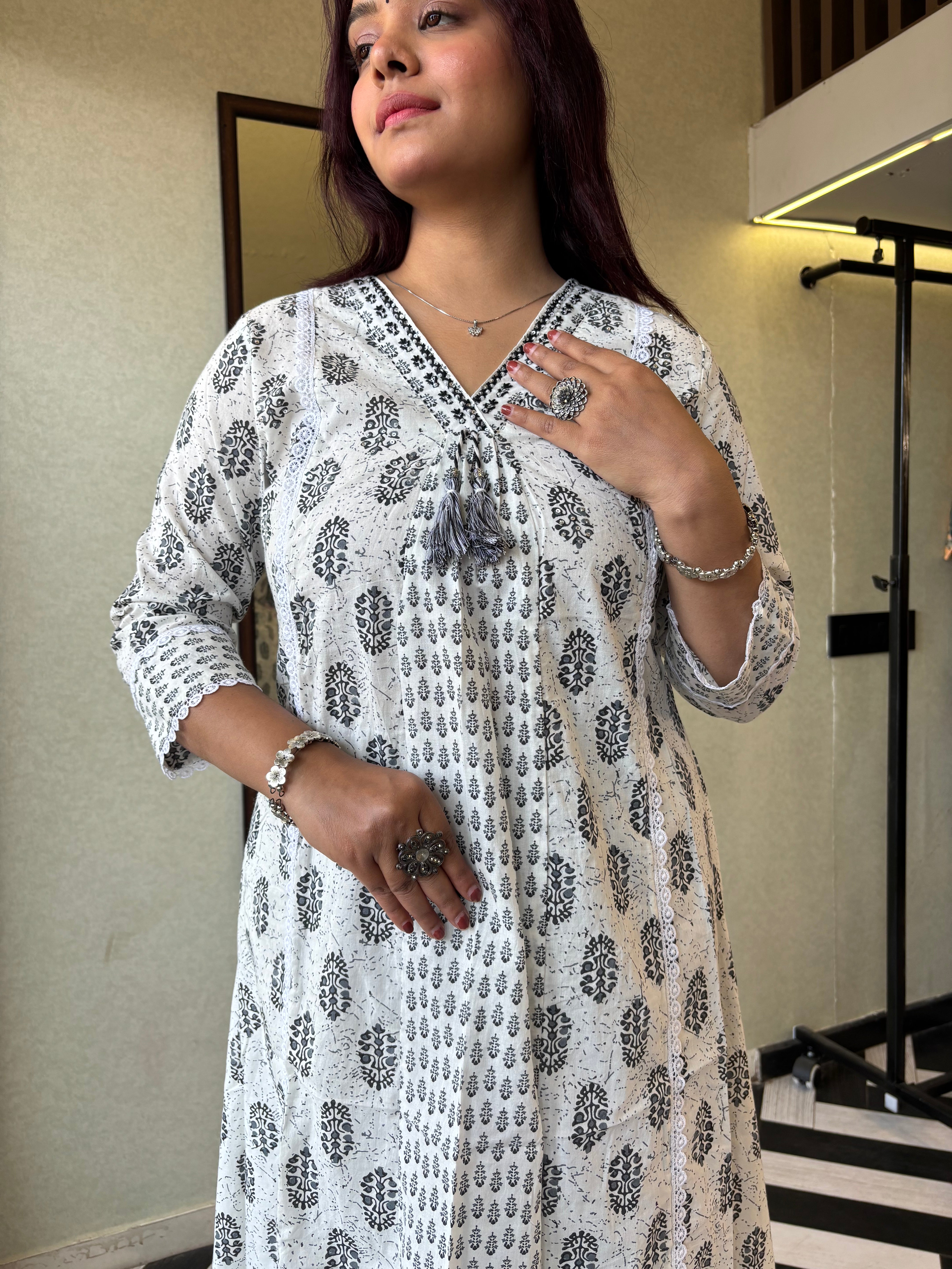 Pure Mull Cotton 3 Piece Cotton Set