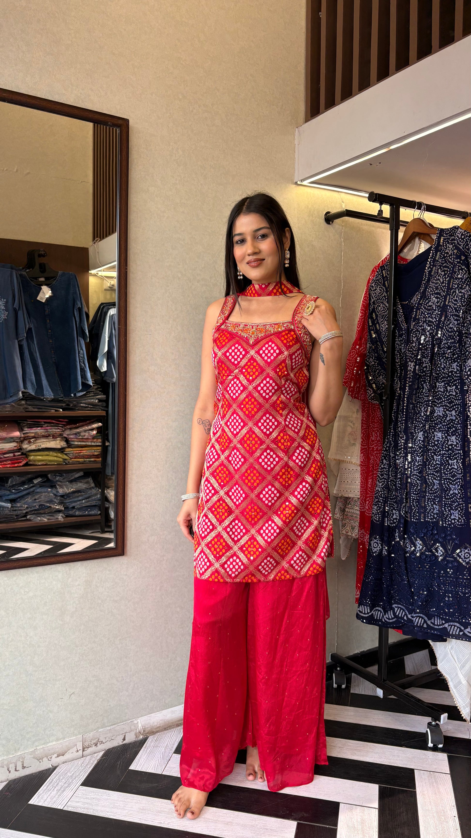 Pure Silk 3 Piece Indo western