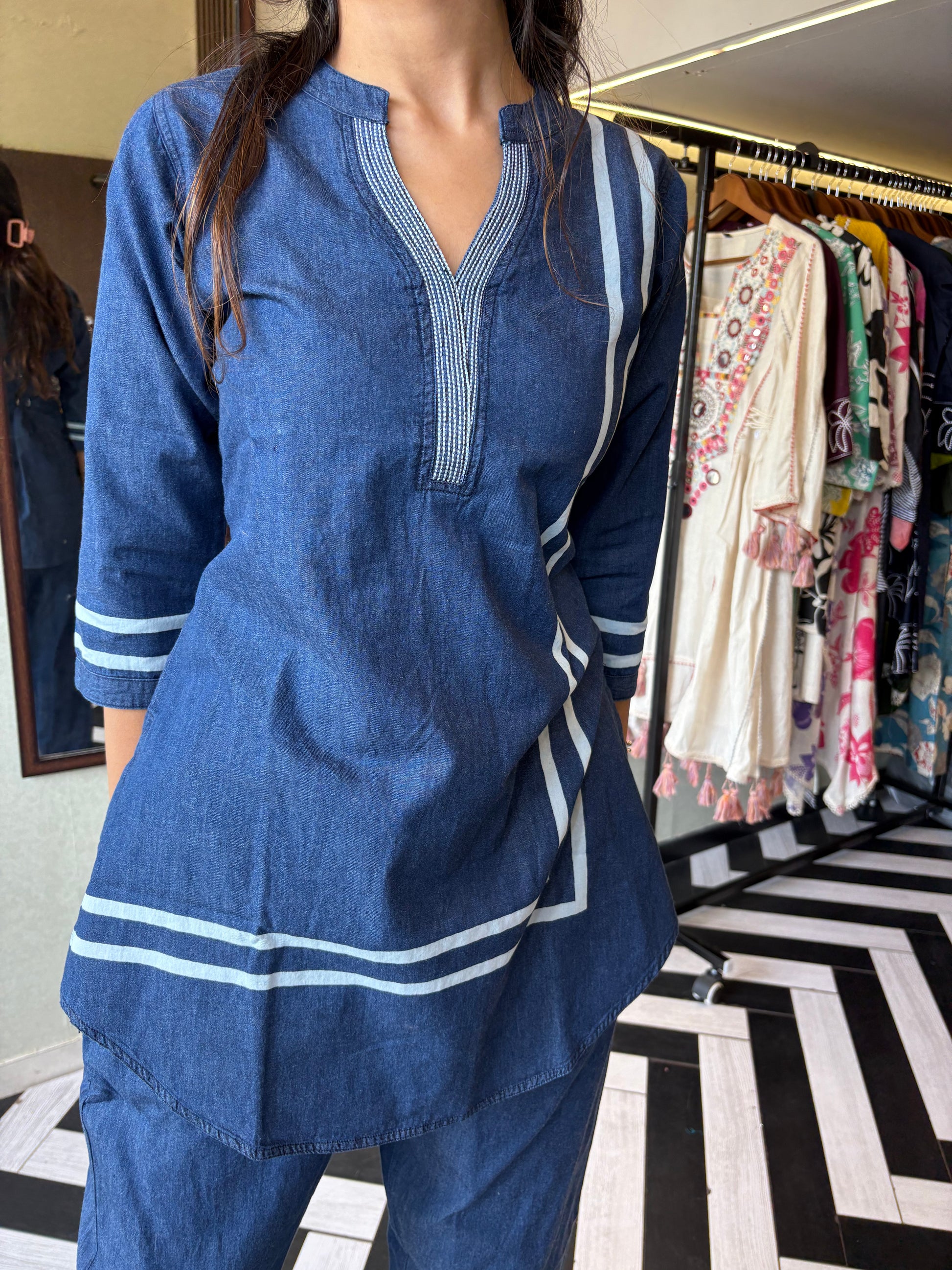 Pure Denim Coord Set