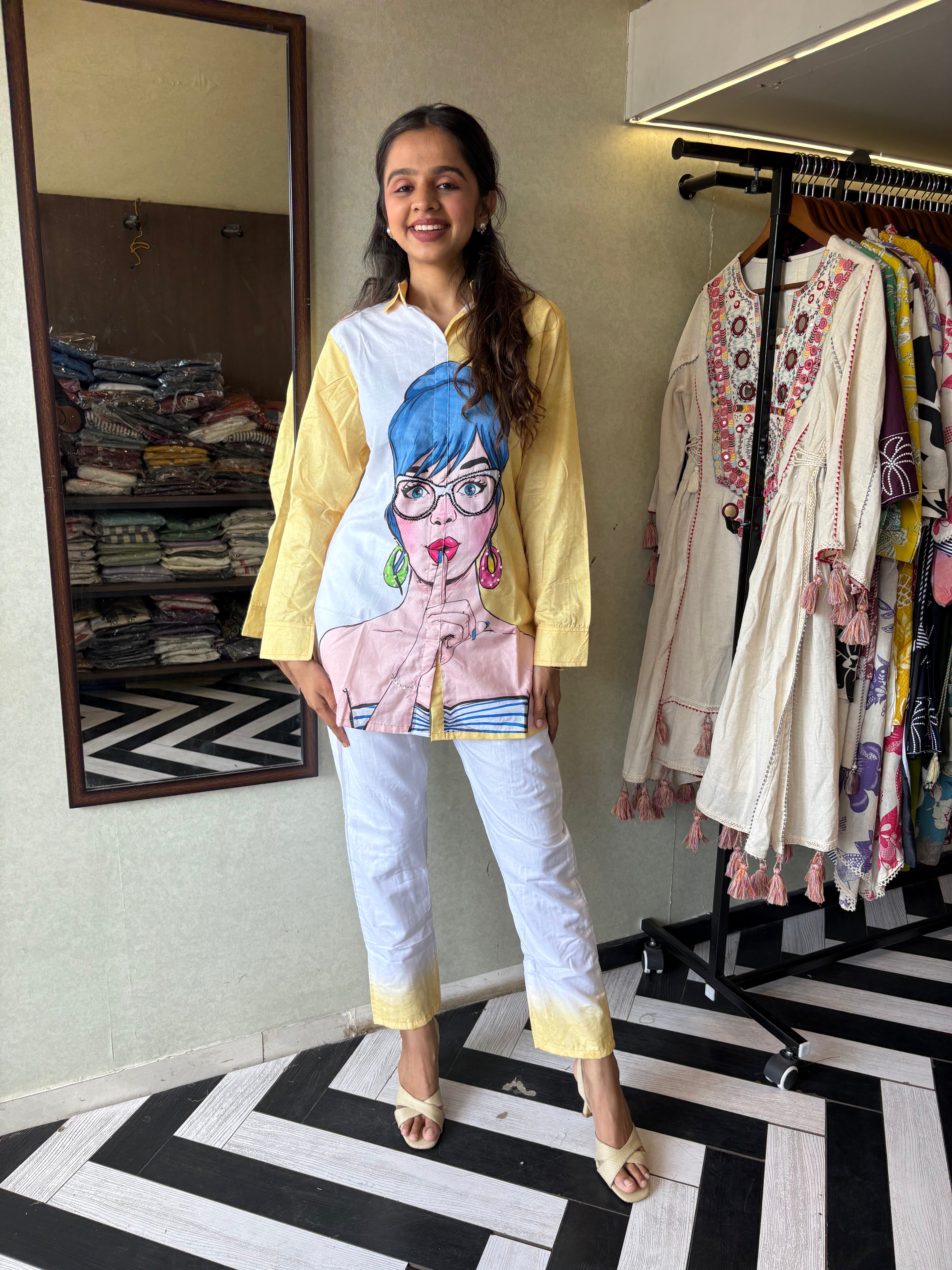 Image of Breezy Days, Bold Prints!

Step out in style with our pure cotton 2-piece coord sets soft, breathable, and printed to perfection.



Available in 2 fresh shades:

Sunny Yellow-Yellow & Soothing Pista Green - perfect for everyday elegance and casual outing