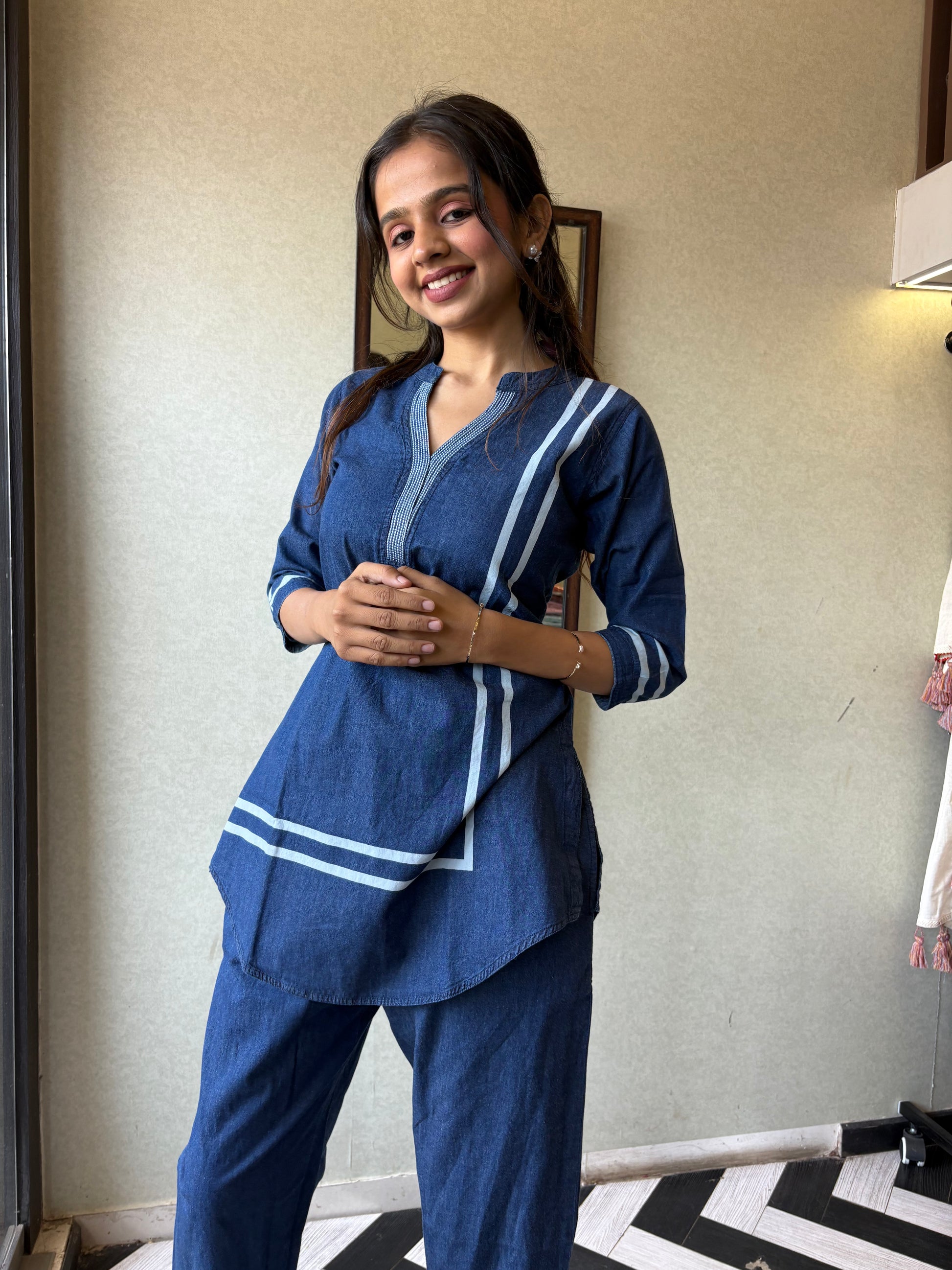 Pure Denim Coord Set