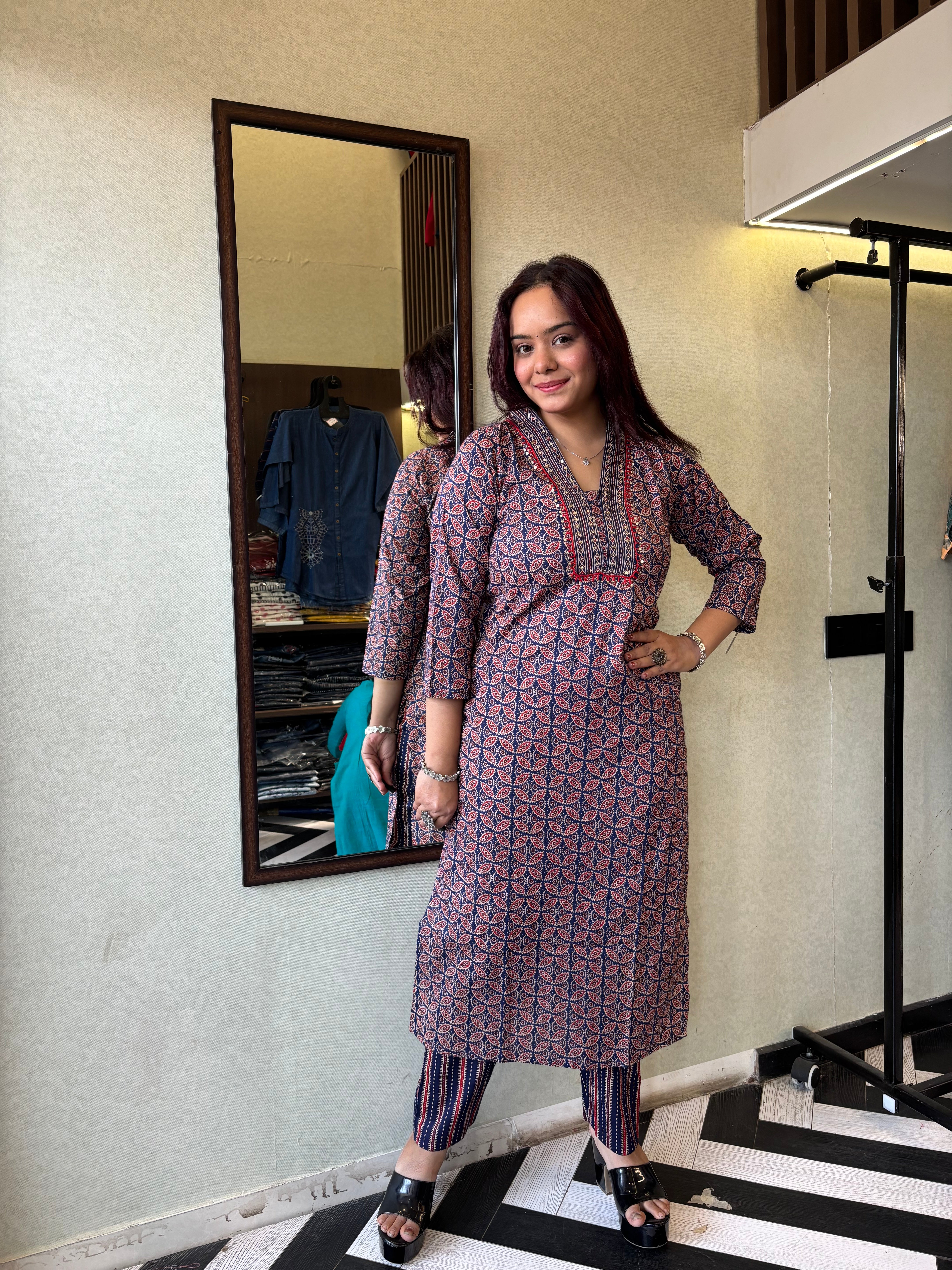 Pure Mull Cotton 3 Piece Cotton Set