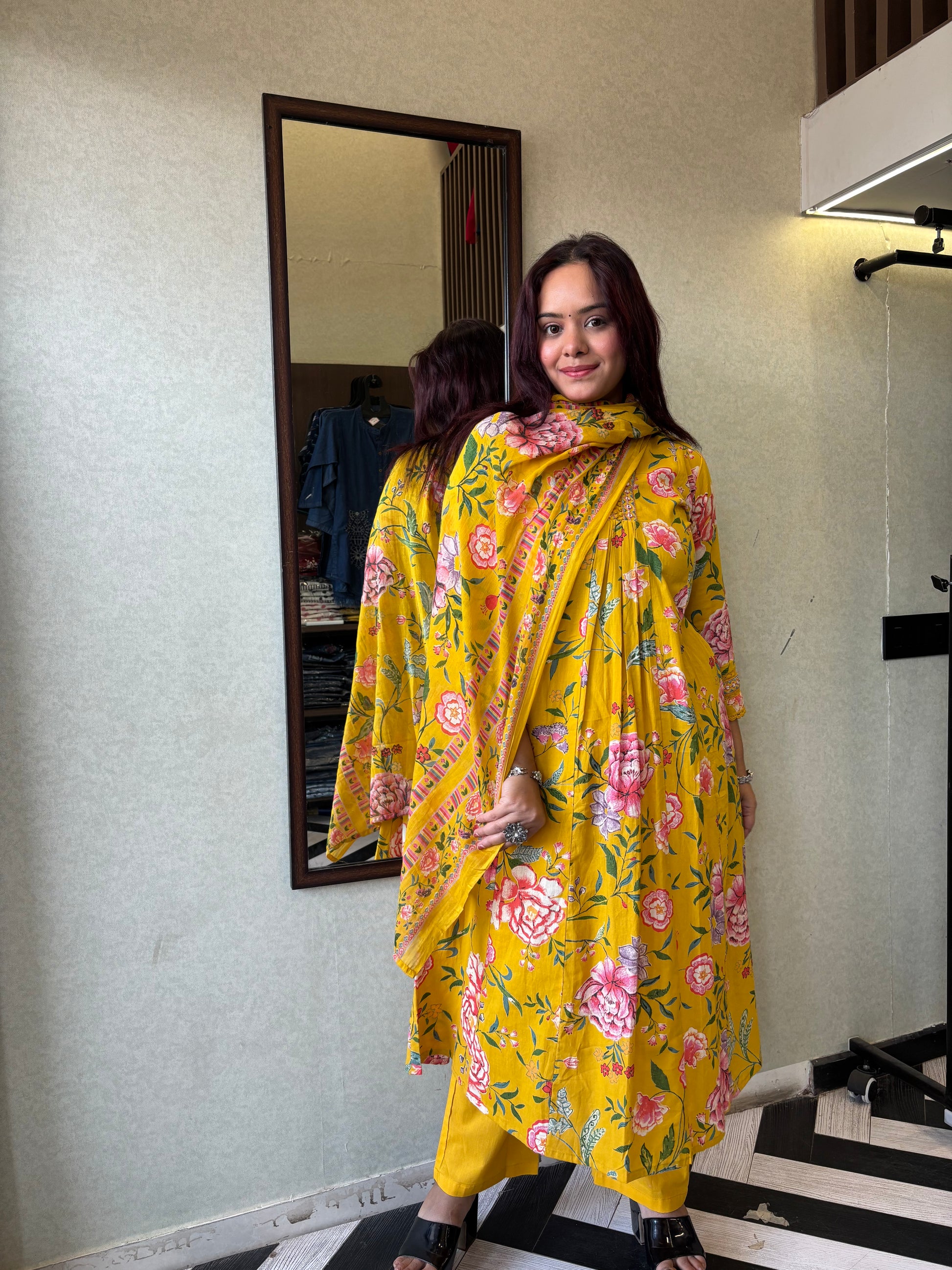 Pure Mull Cotton 3 Piece Cotton Set