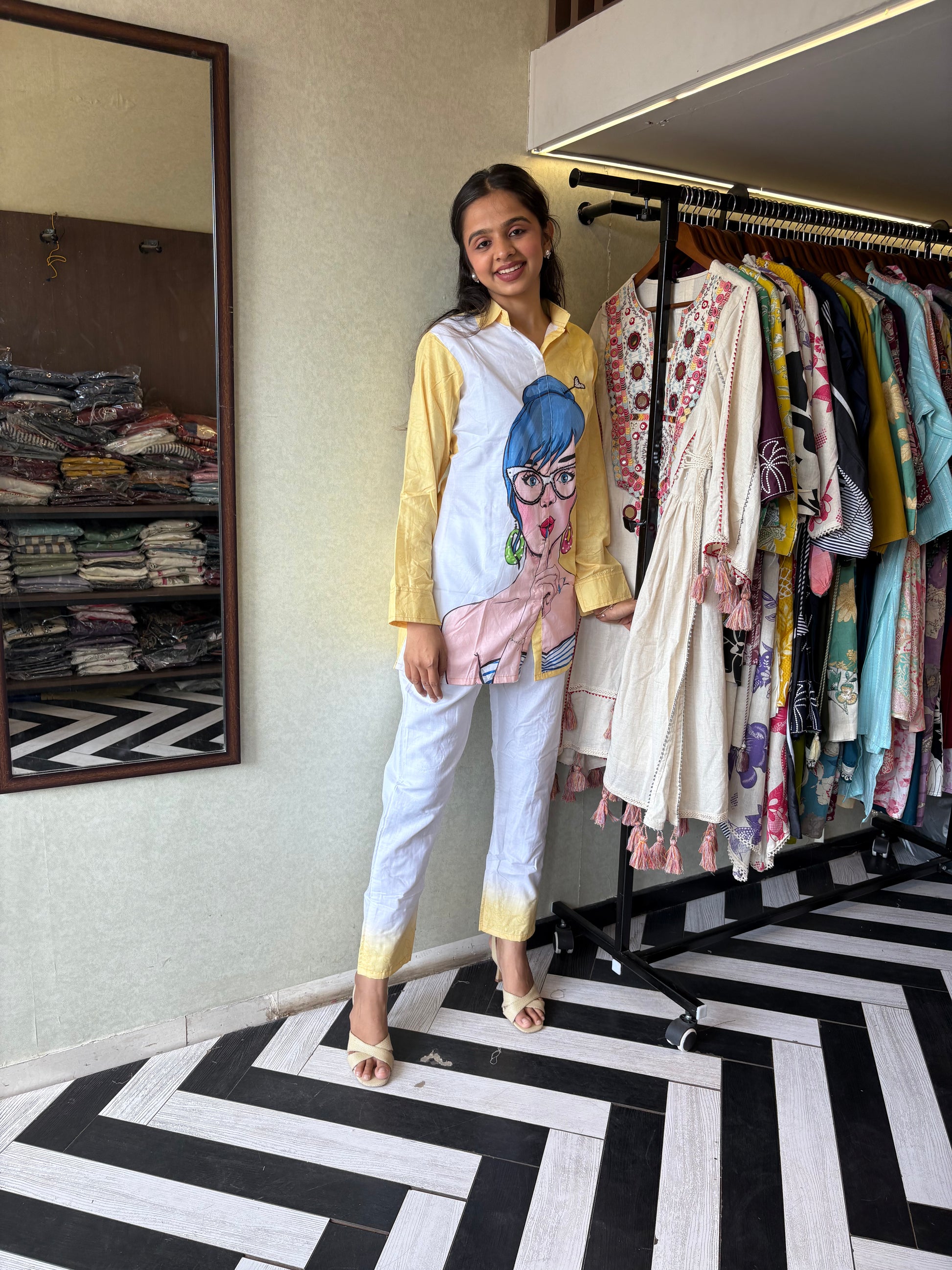 Breezy Days, Bold Prints!

Step out in style with our pure cotton 2-piece coord sets soft, breathable, and printed to perfection.



Available in 2 fresh shades:

Sunny Yellow-Yellow & Soothing Pista Green - perfect for everyday elegance and casual outing