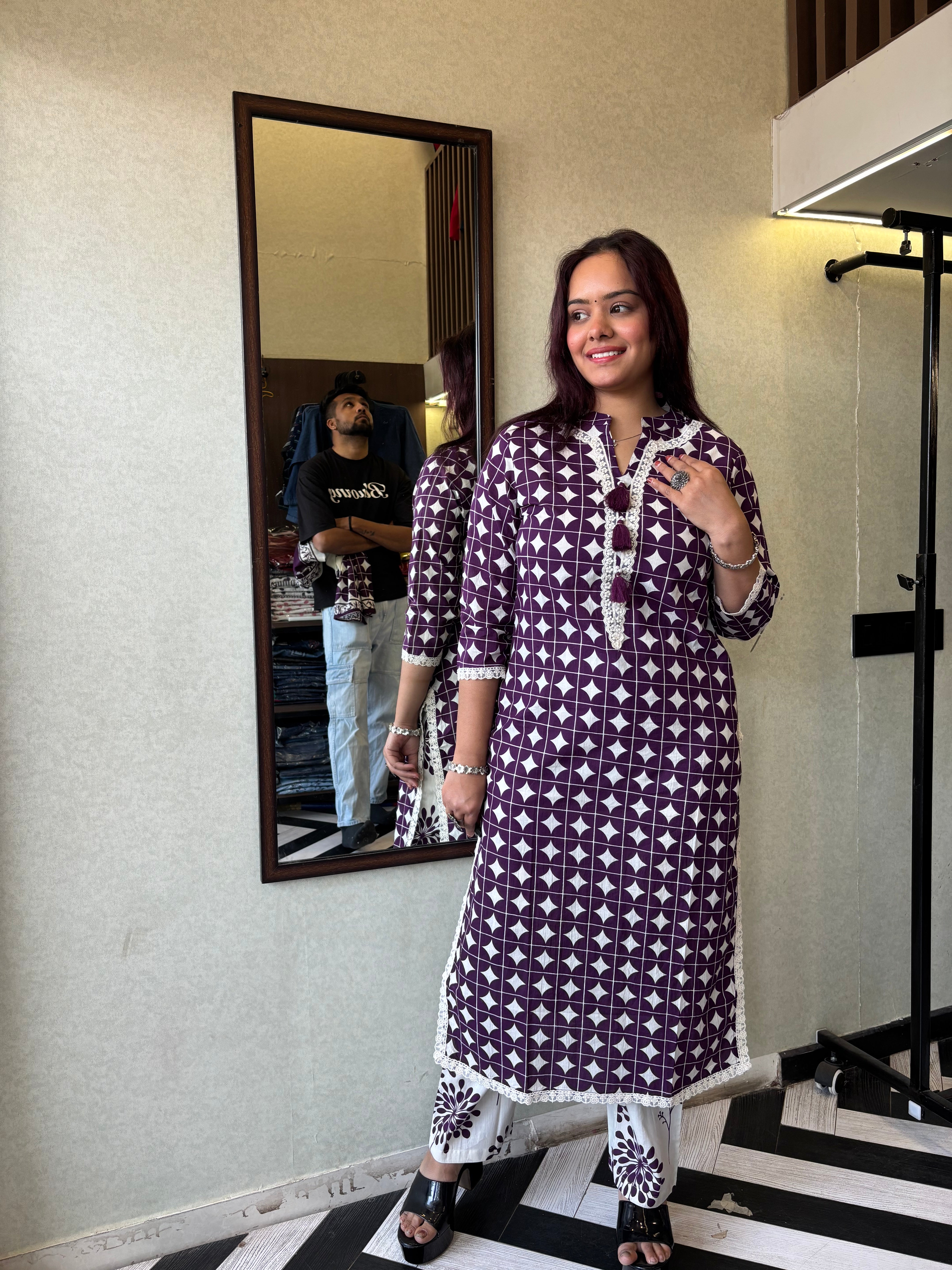 Pure Mull Cotton 3 Piece Cotton Set