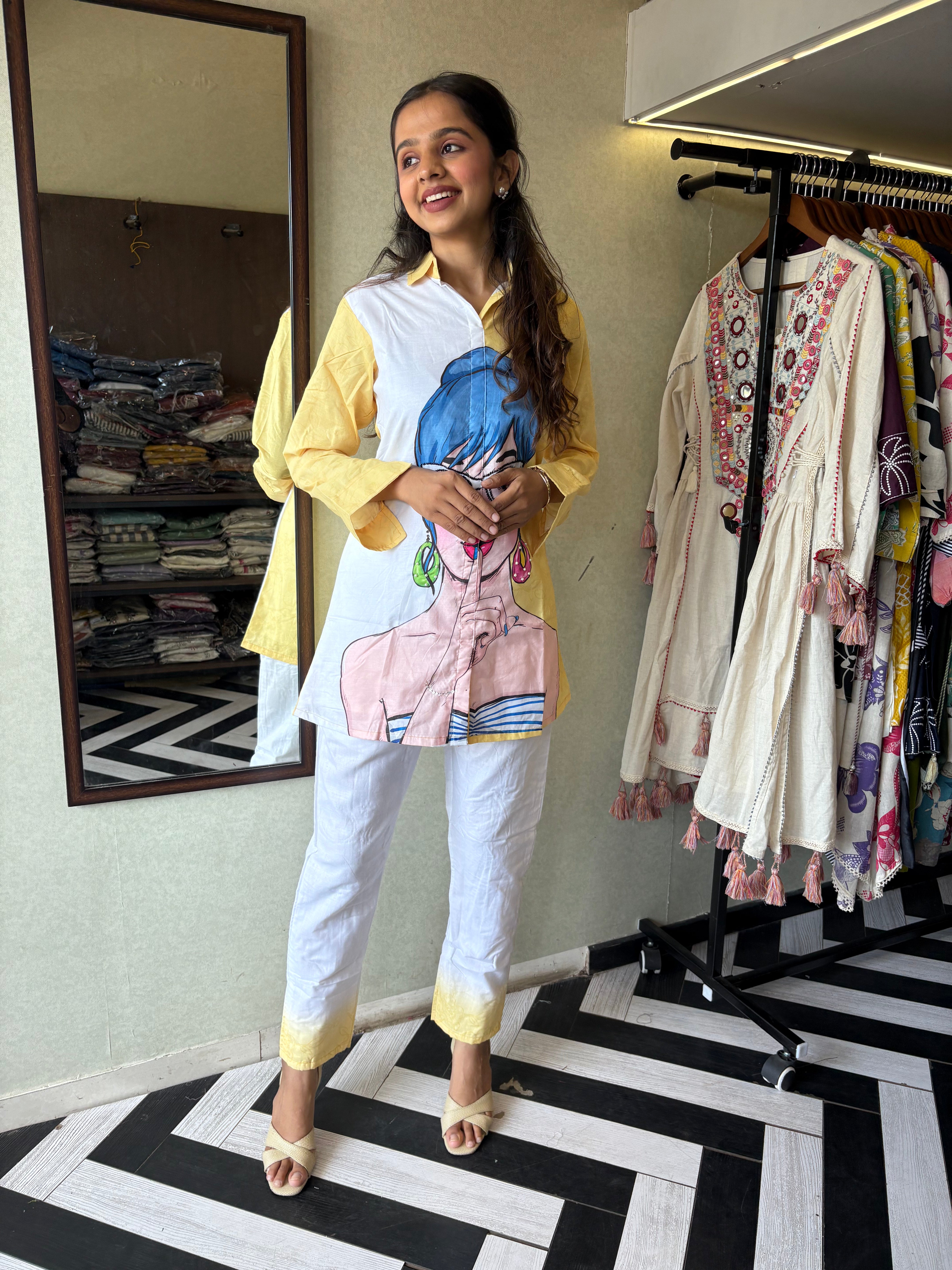 Breezy Days, Bold Prints!

Step out in style with our pure cotton 2-piece coord sets soft, breathable, and printed to perfection.



Available in 2 fresh shades:

Sunny Yellow-Yellow & Soothing Pista Green - perfect for everyday elegance and casual outing