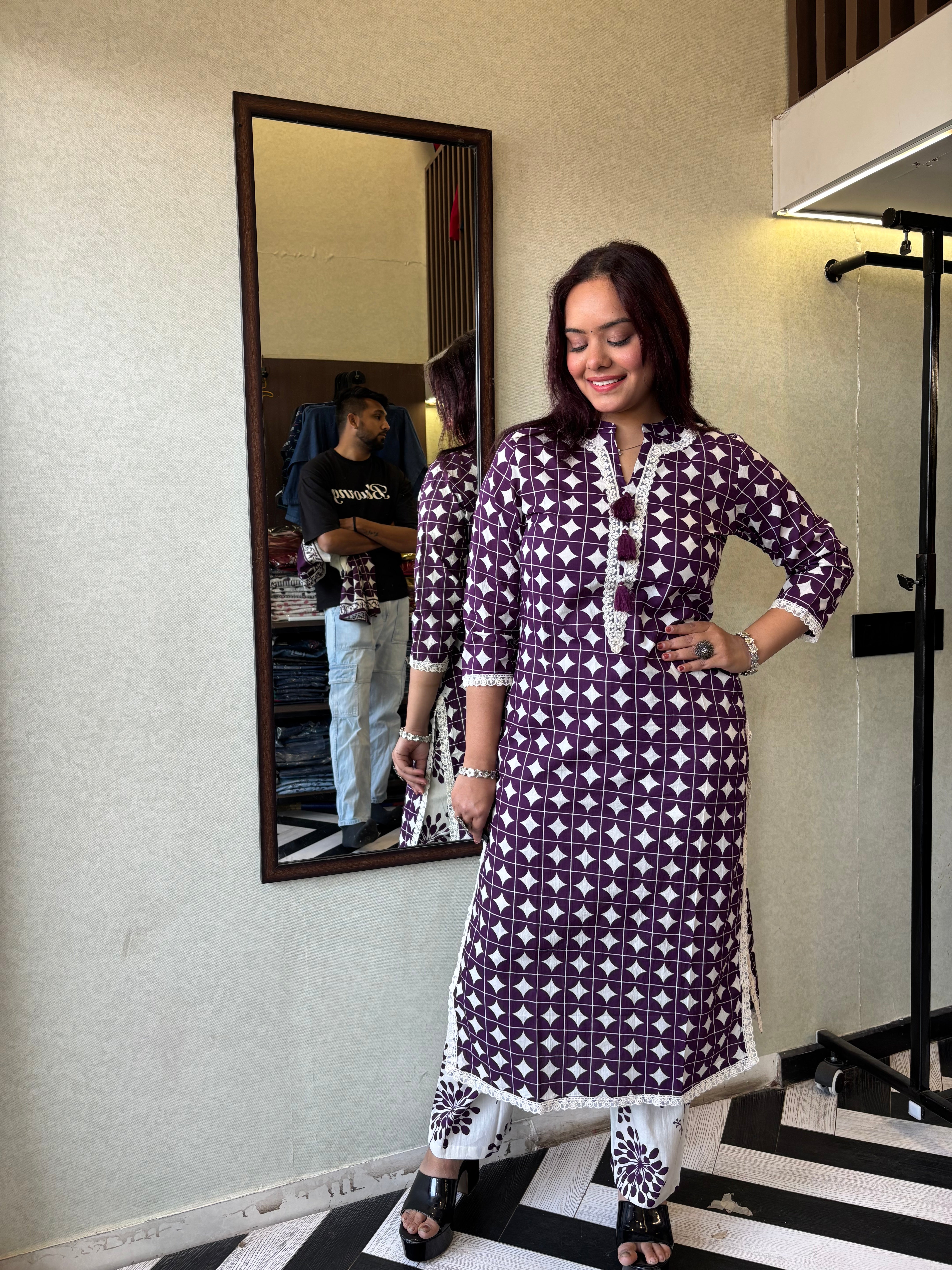 Pure Mull Cotton 3 Piece Cotton Set