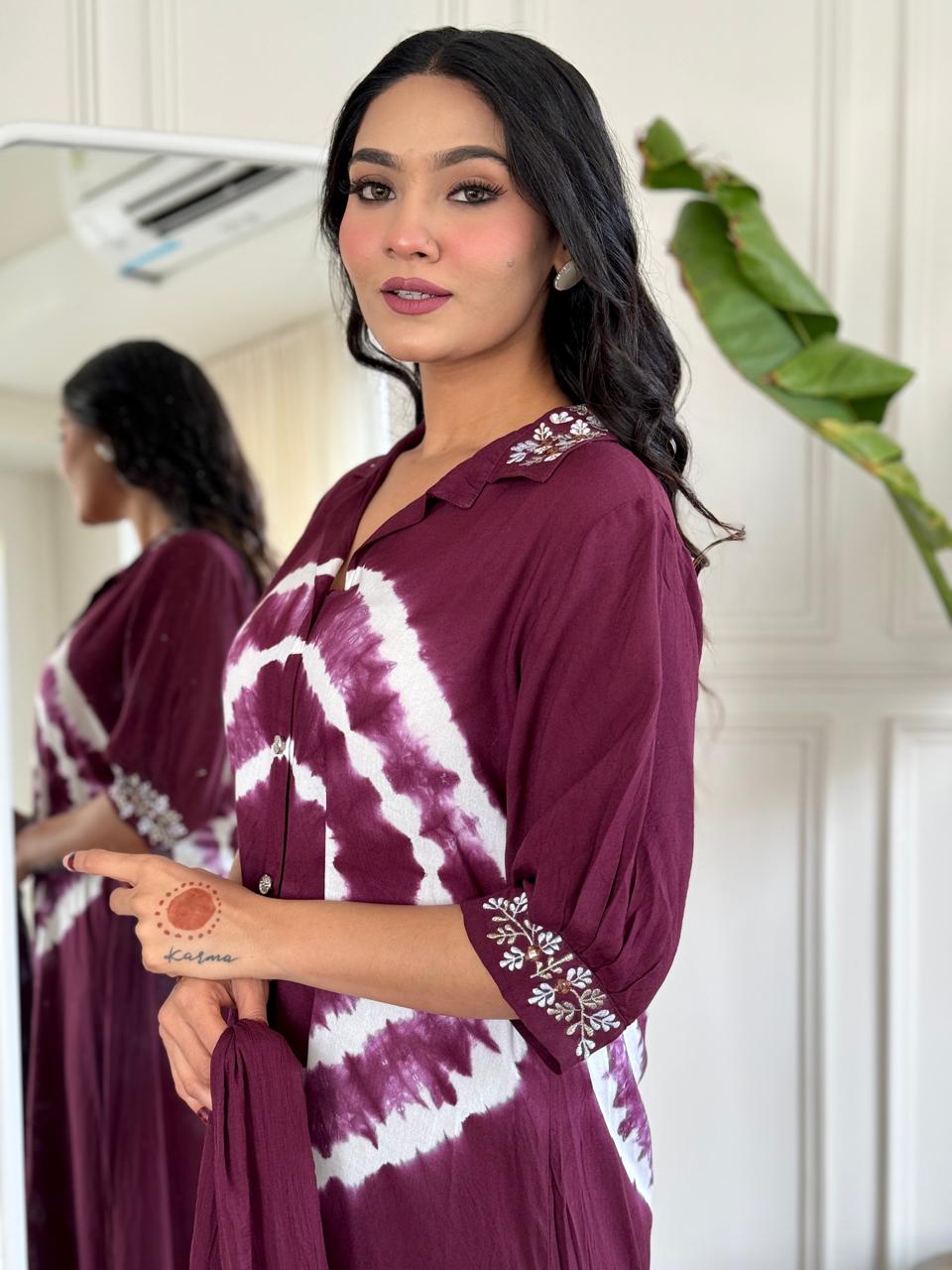 Pure Cotton Coord Set with Designer Print