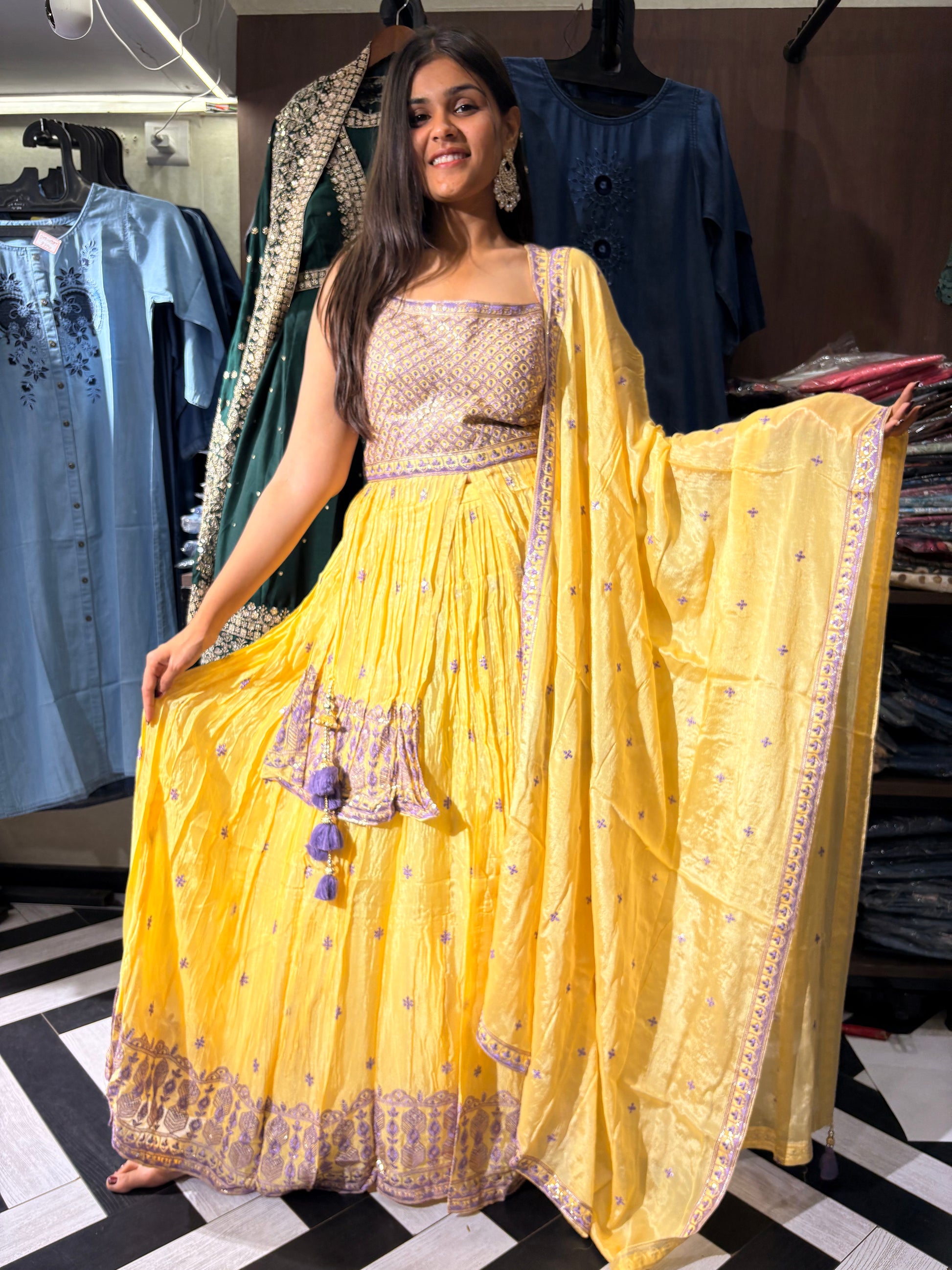 Pure Silk 3 Piece Indo western