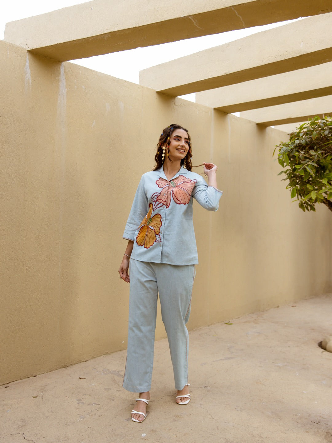 Pure Cotton 2 Piece Coord Set With digital Print