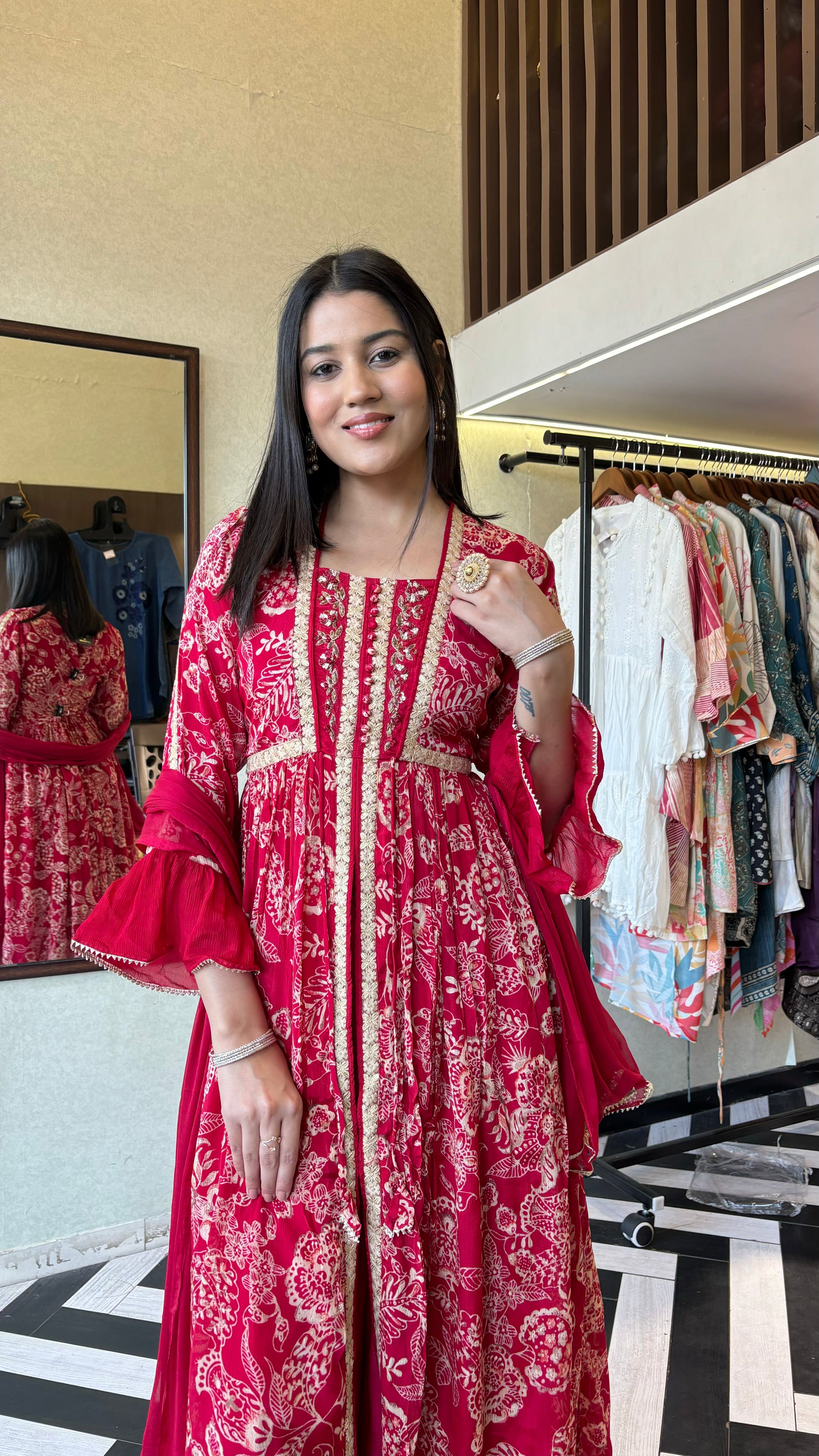 Pure Georgette 2 Piece Set