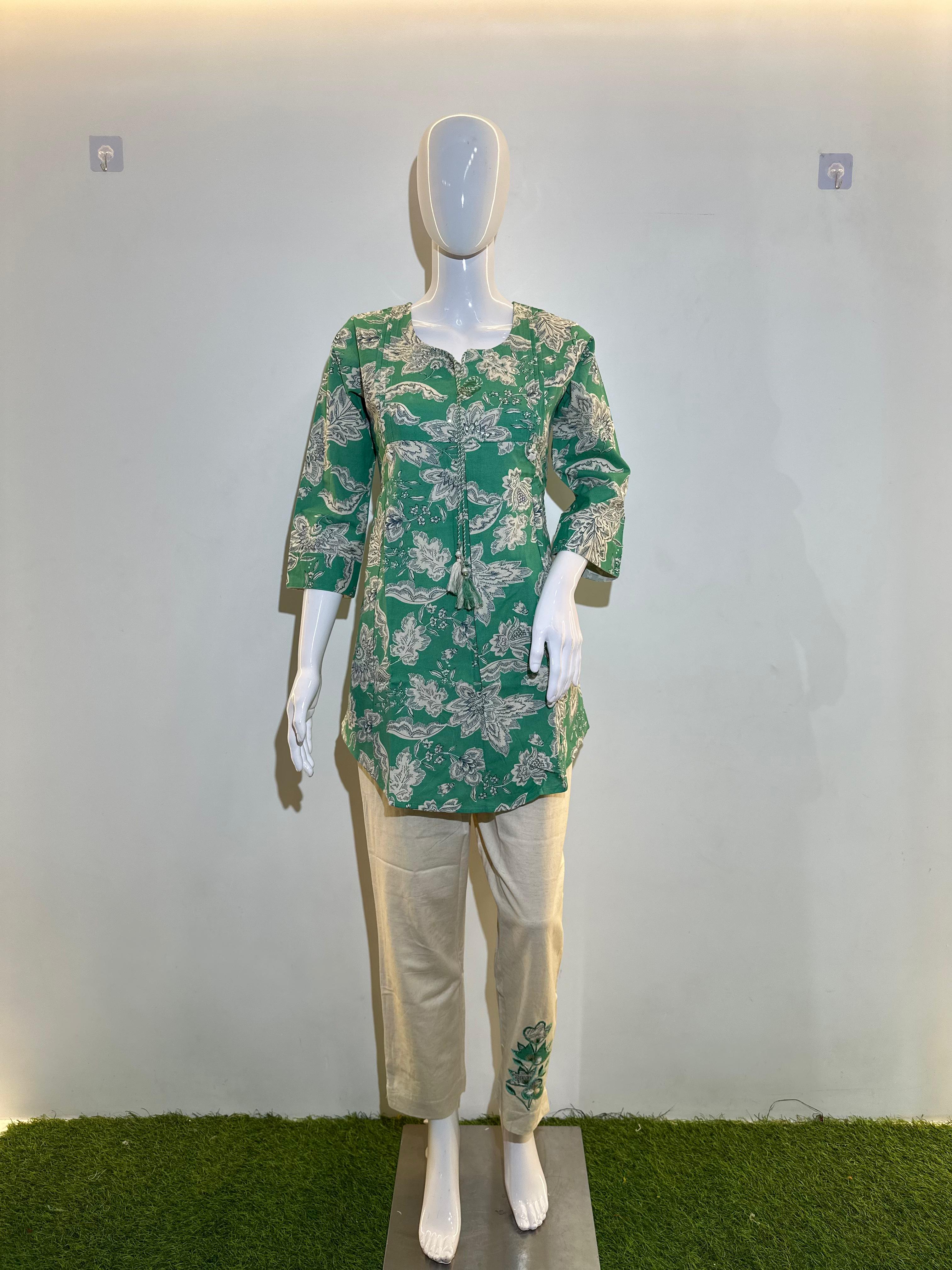 Image of Pure Cotton 2 Piece Coord Set