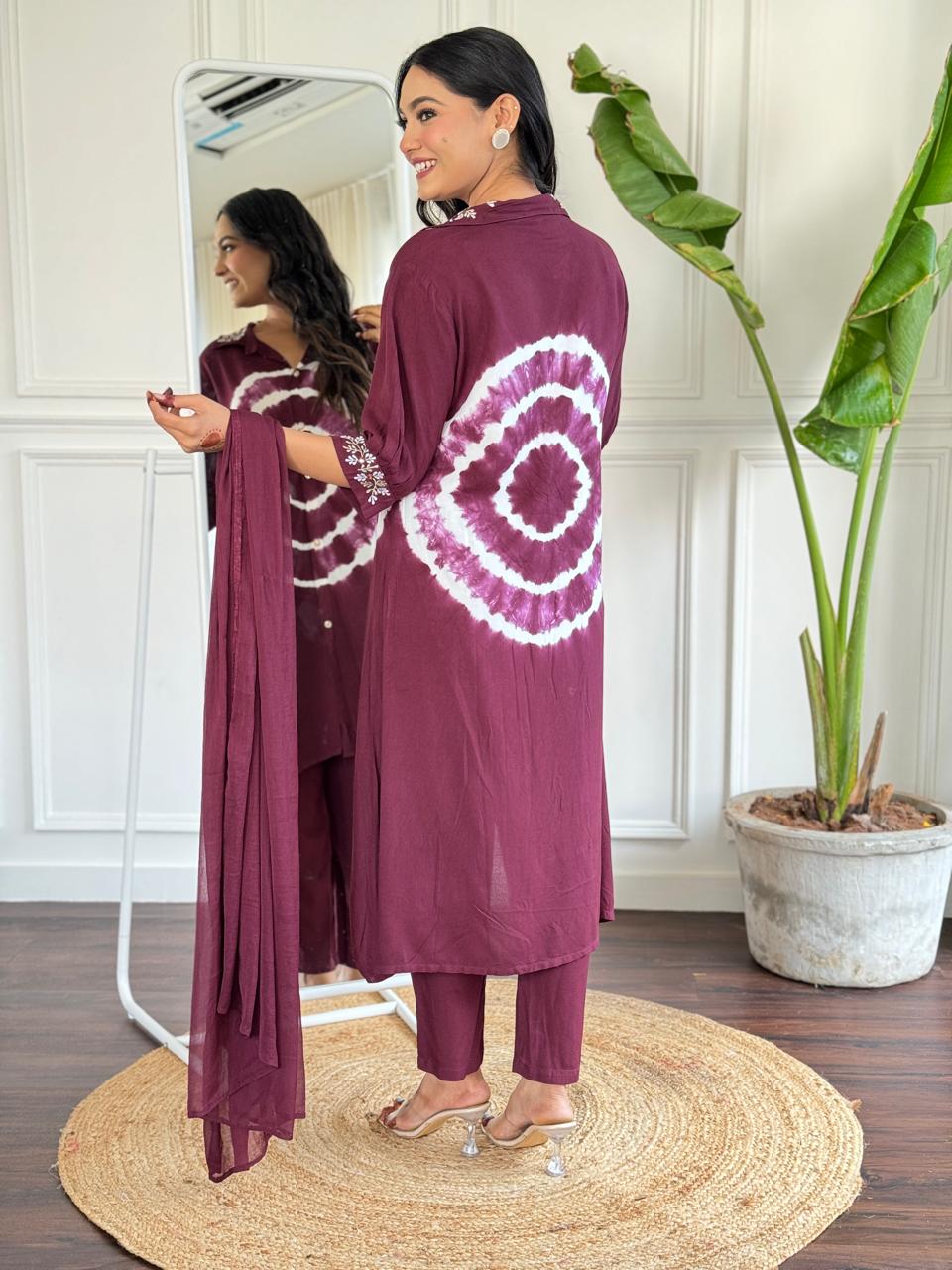 Pure Cotton Coord Set with Designer Print