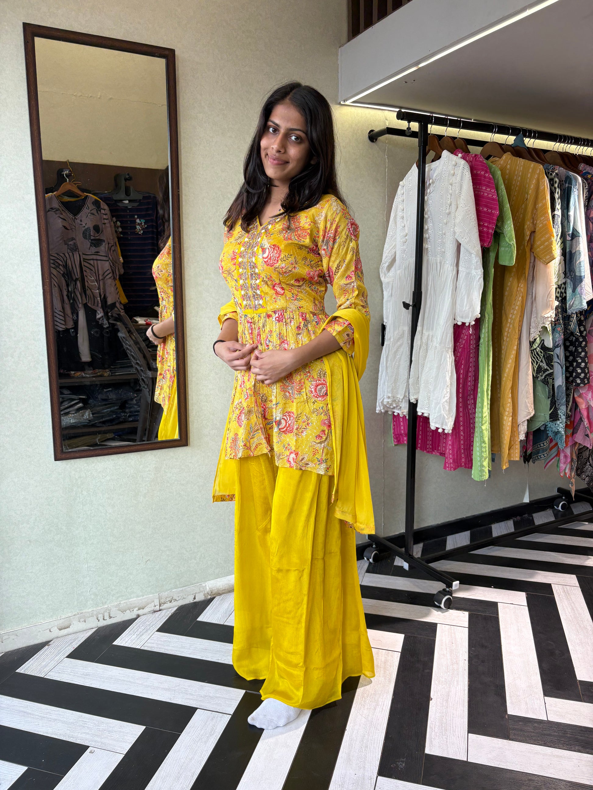 Designer Chinnon 3 Piece Indo western