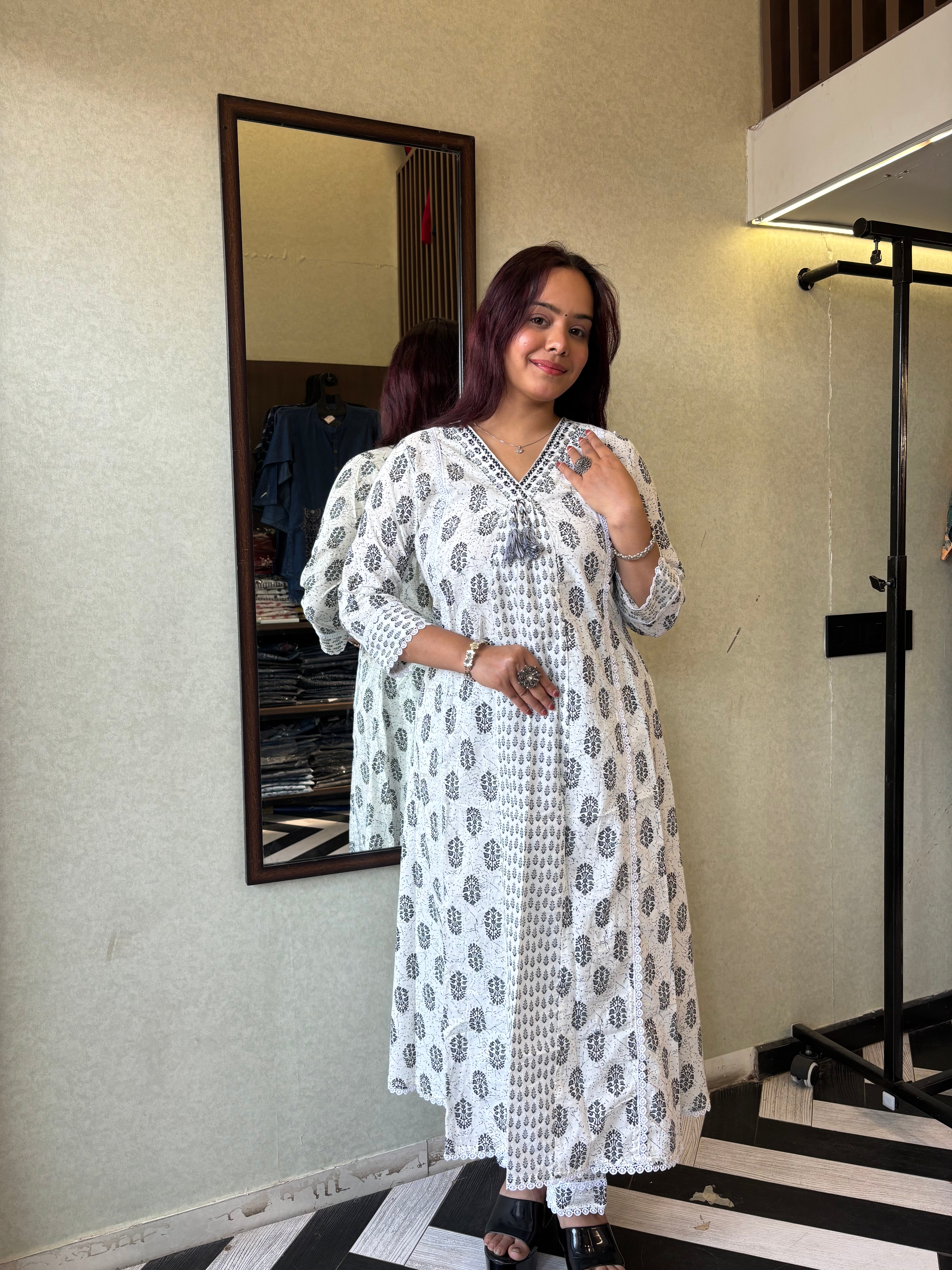 Pure Mull Cotton 3 Piece Cotton Set