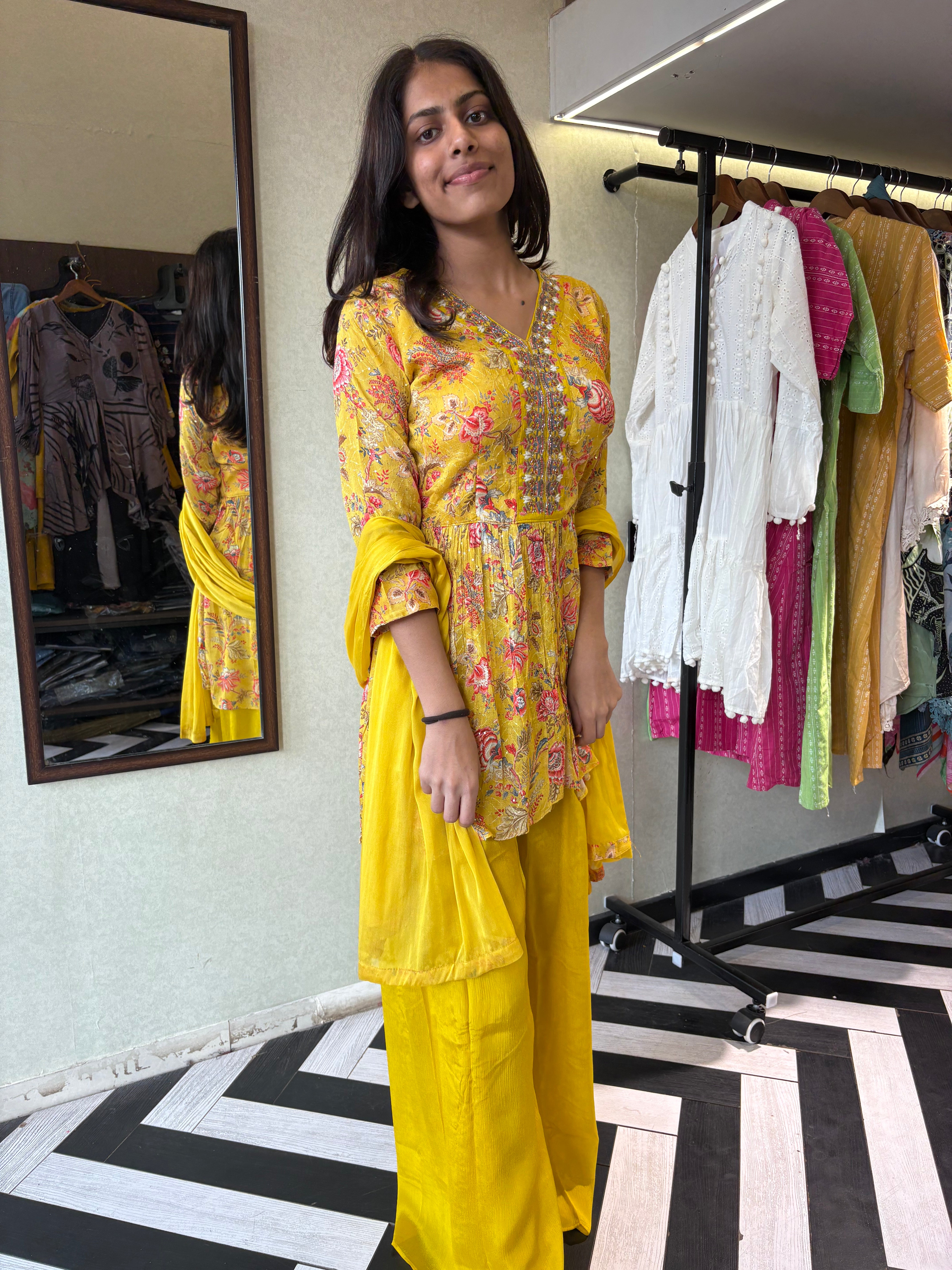 Designer Chinnon 3 Piece Indo western