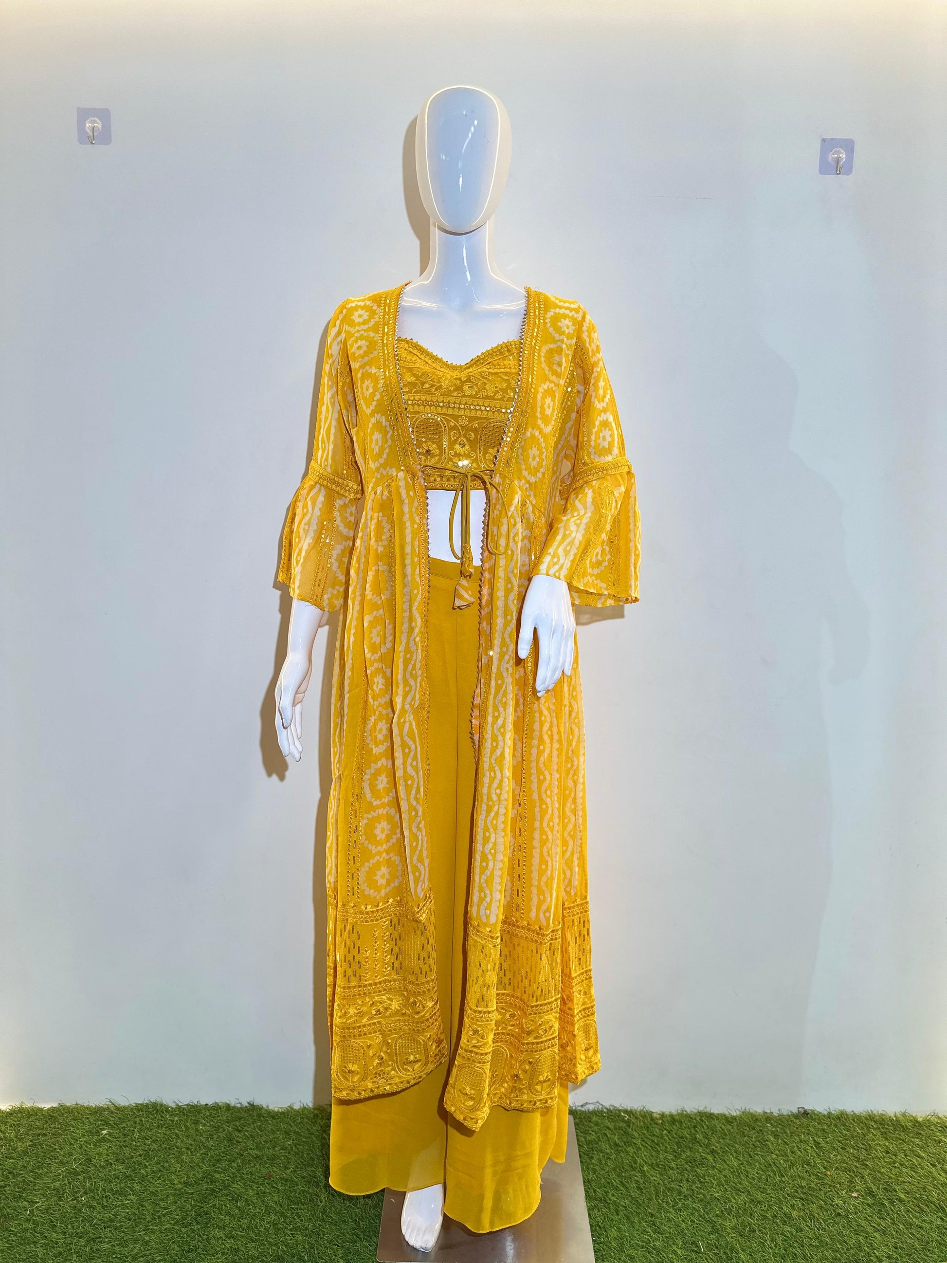 Pure Silk 3 Piece Indo western