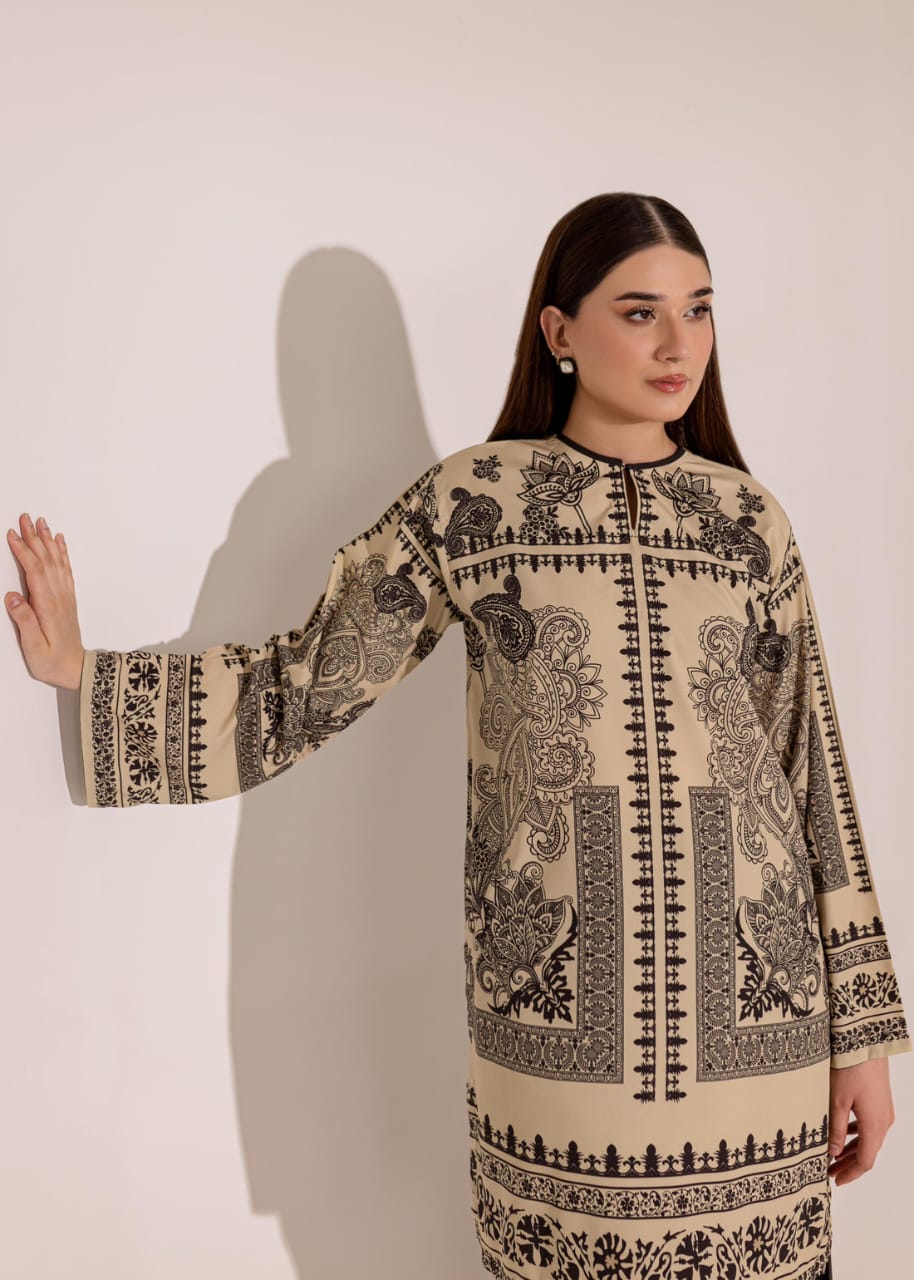 Cotton speggati katha cotton two piece set