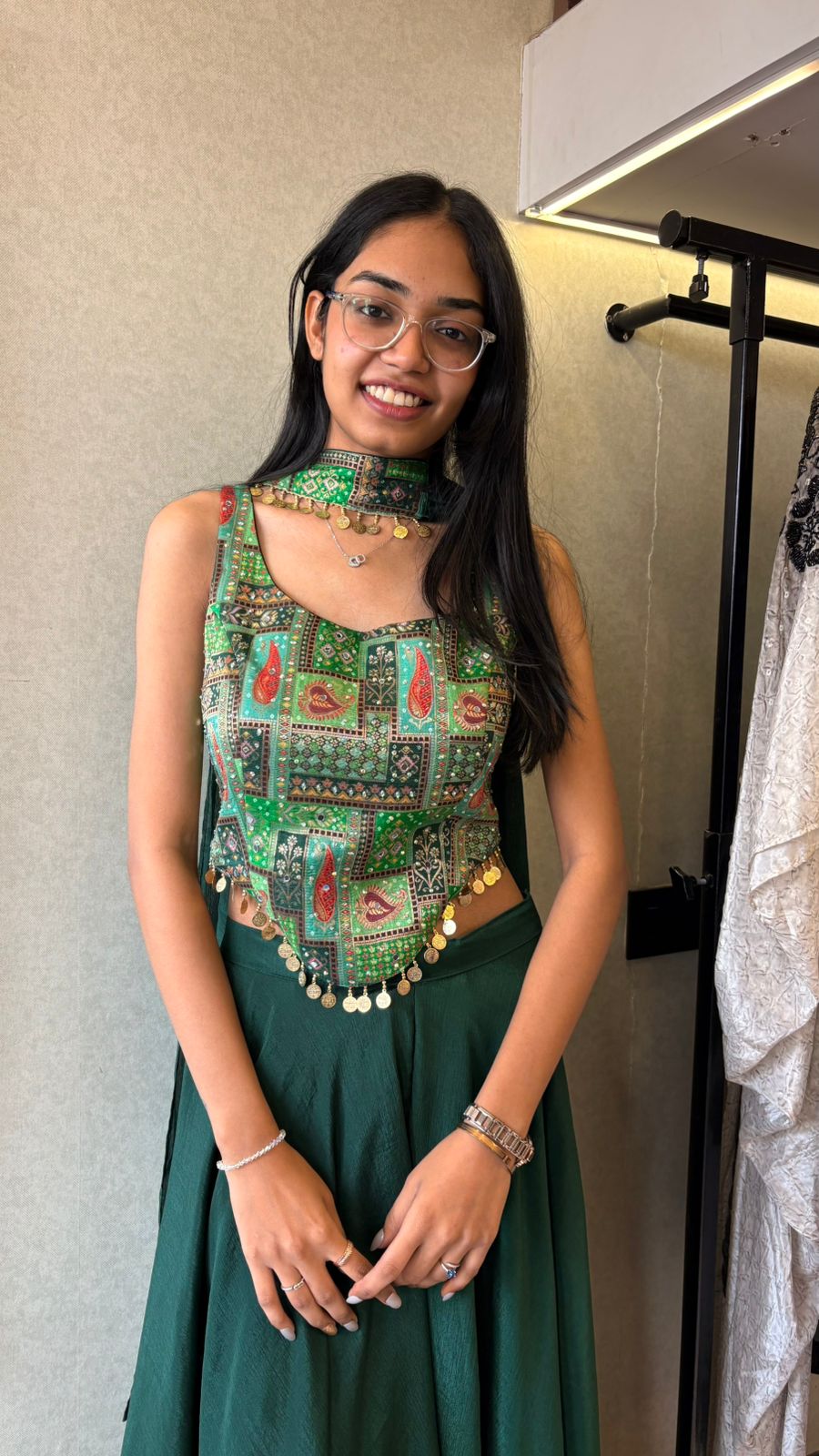 Pure Georgette Indo western