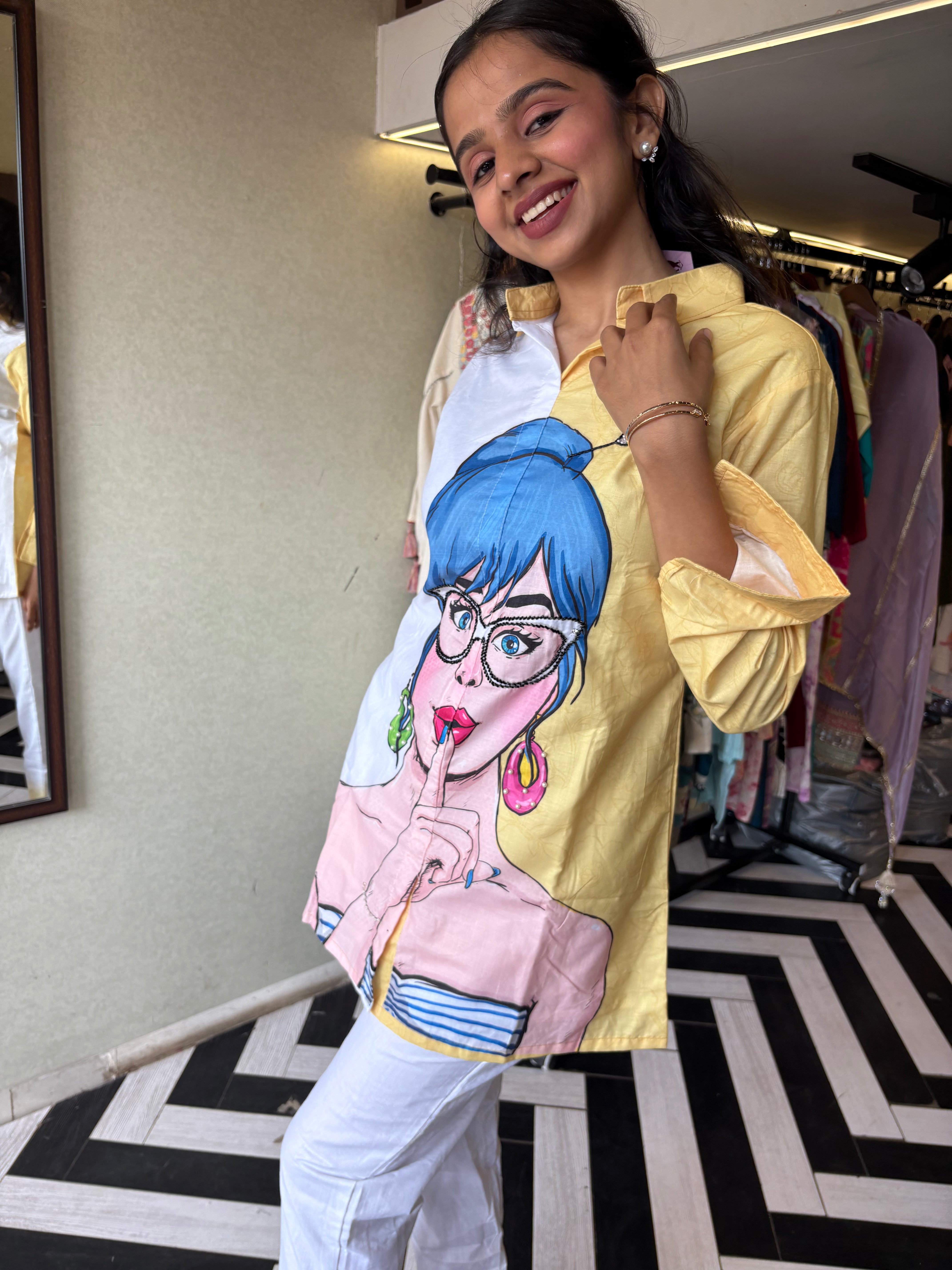 Breezy Days, Bold Prints!

Step out in style with our pure cotton 2-piece coord sets soft, breathable, and printed to perfection.



Available in 2 fresh shades:

Sunny Yellow-Yellow & Soothing Pista Green - perfect for everyday elegance and casual outing