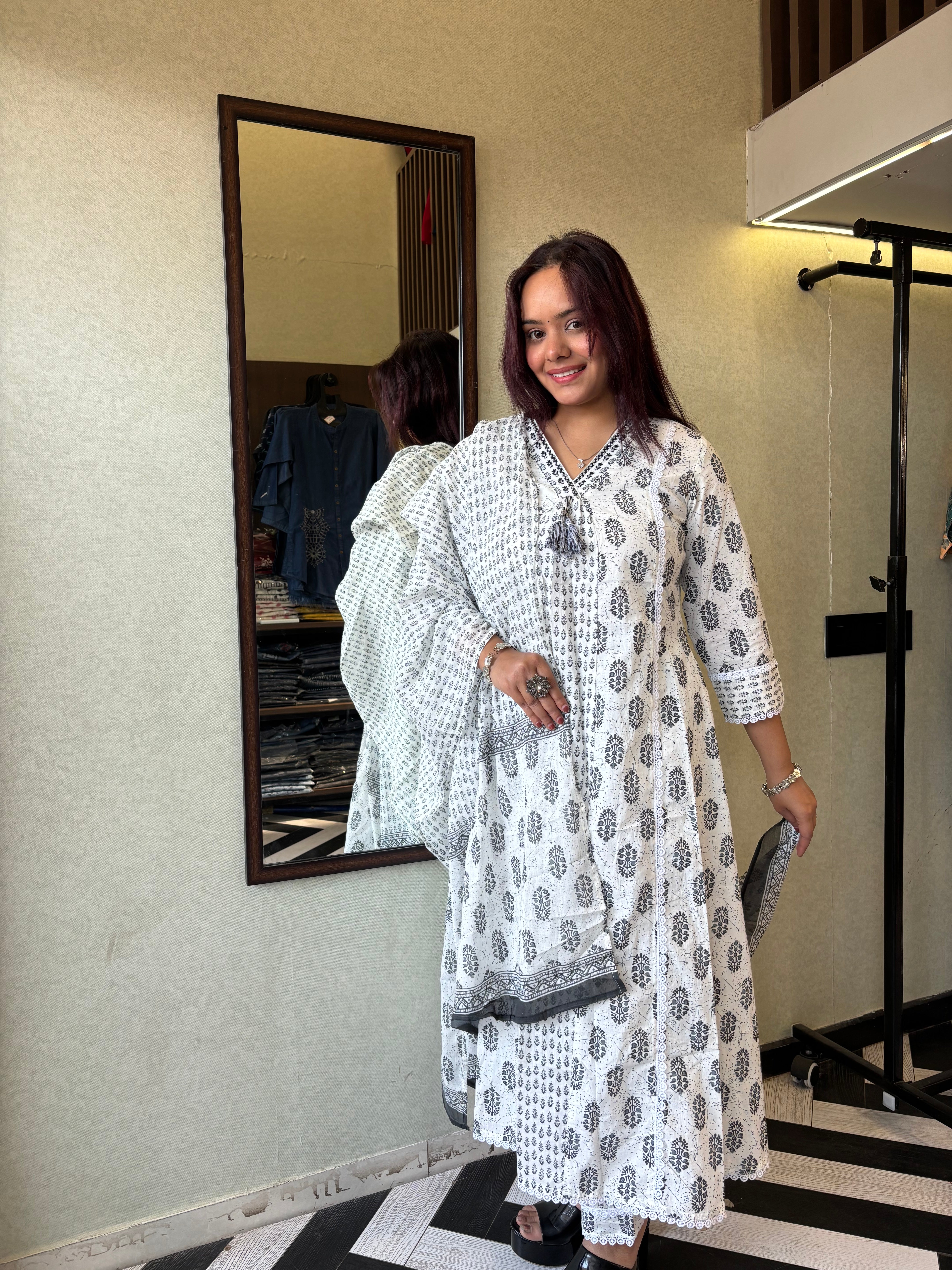 Image of Pure Mull Cotton 3 Piece Cotton Set