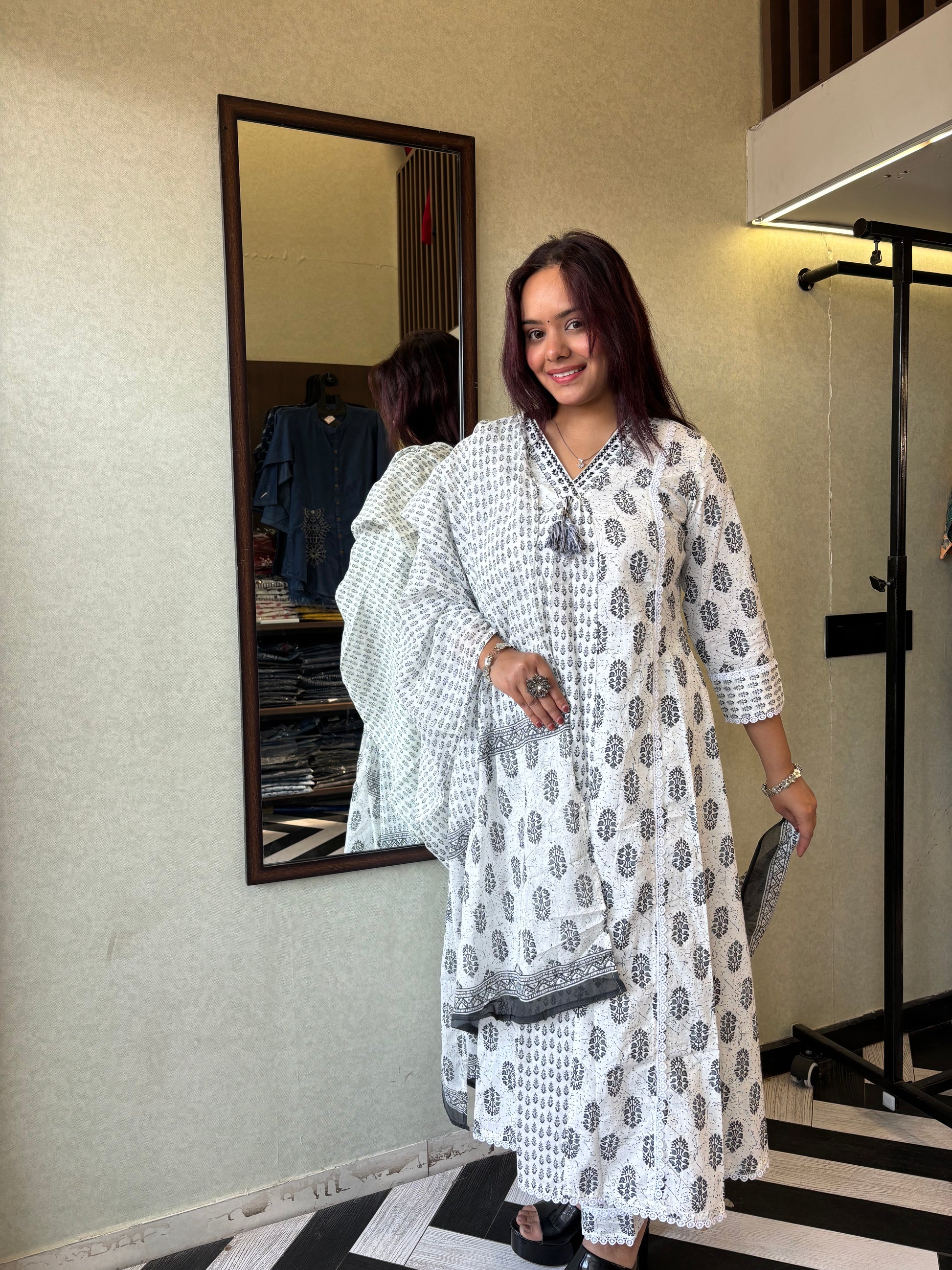 Pure Mull Cotton 3 Piece Cotton Set