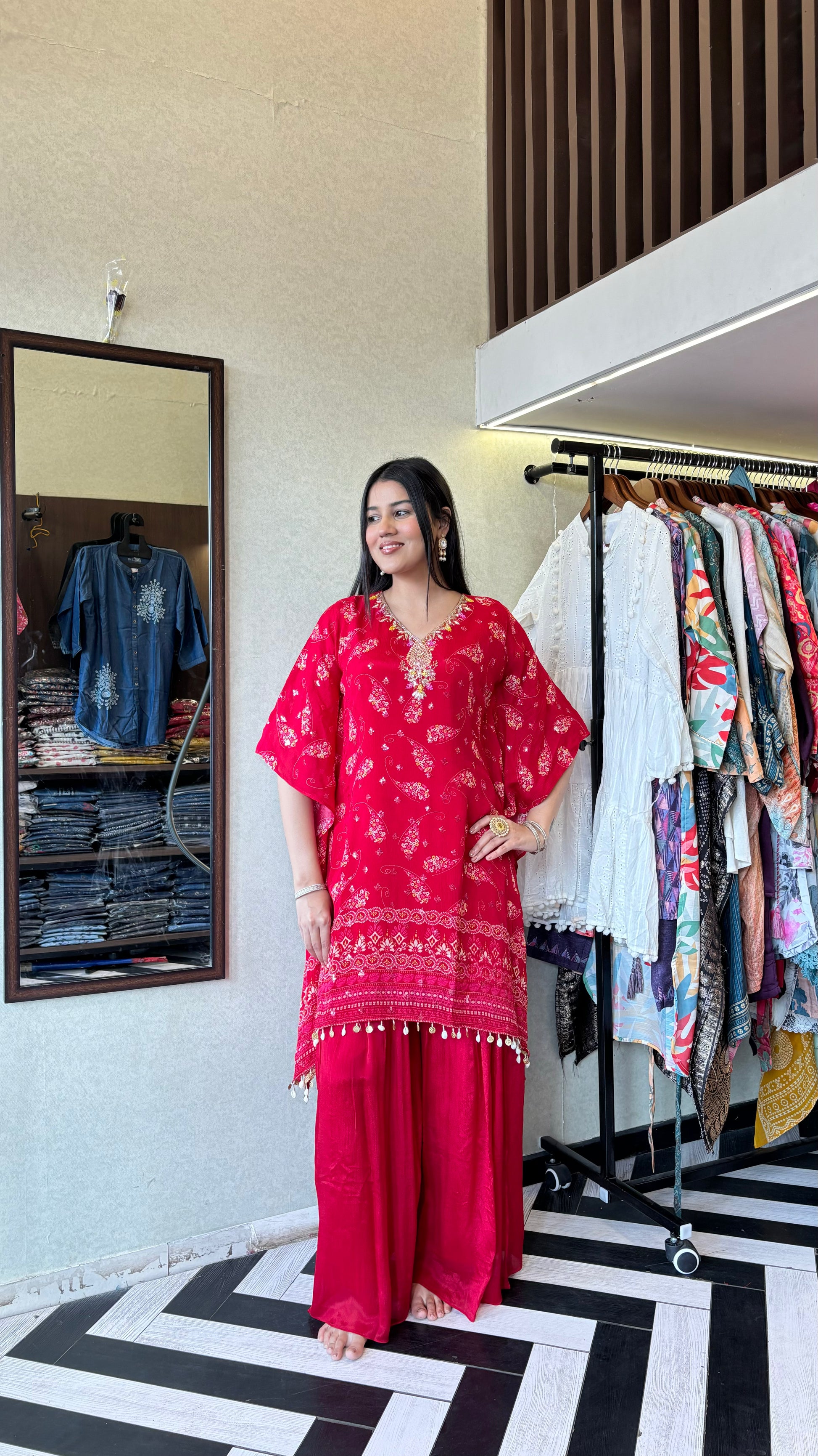 Pure Chinnon 3 Piece kaftan style